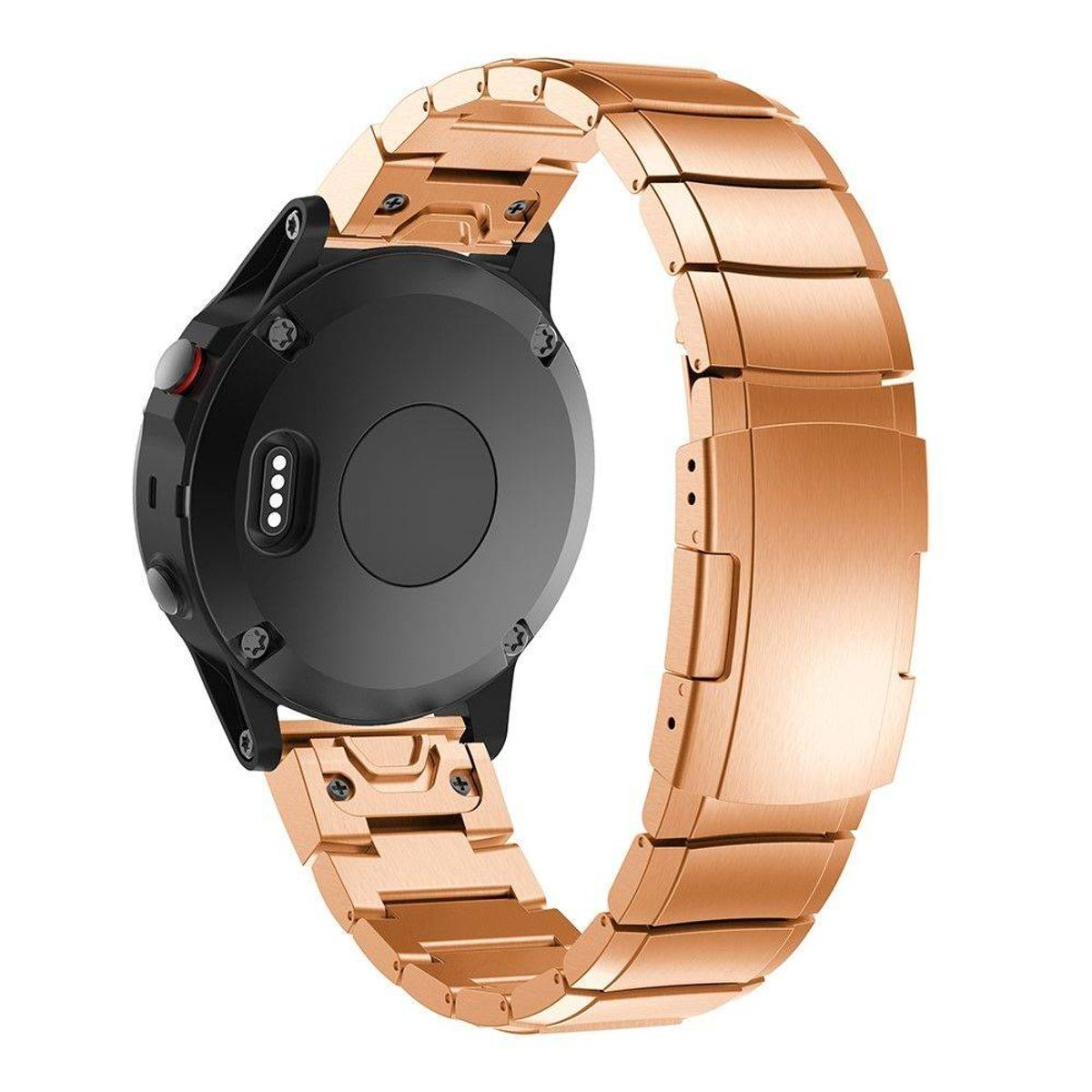 Garmin Fenix 5 - Premium Urrem i rustfri stål 22mm - Vrist omkreds - 130-220mm - Rosa guld