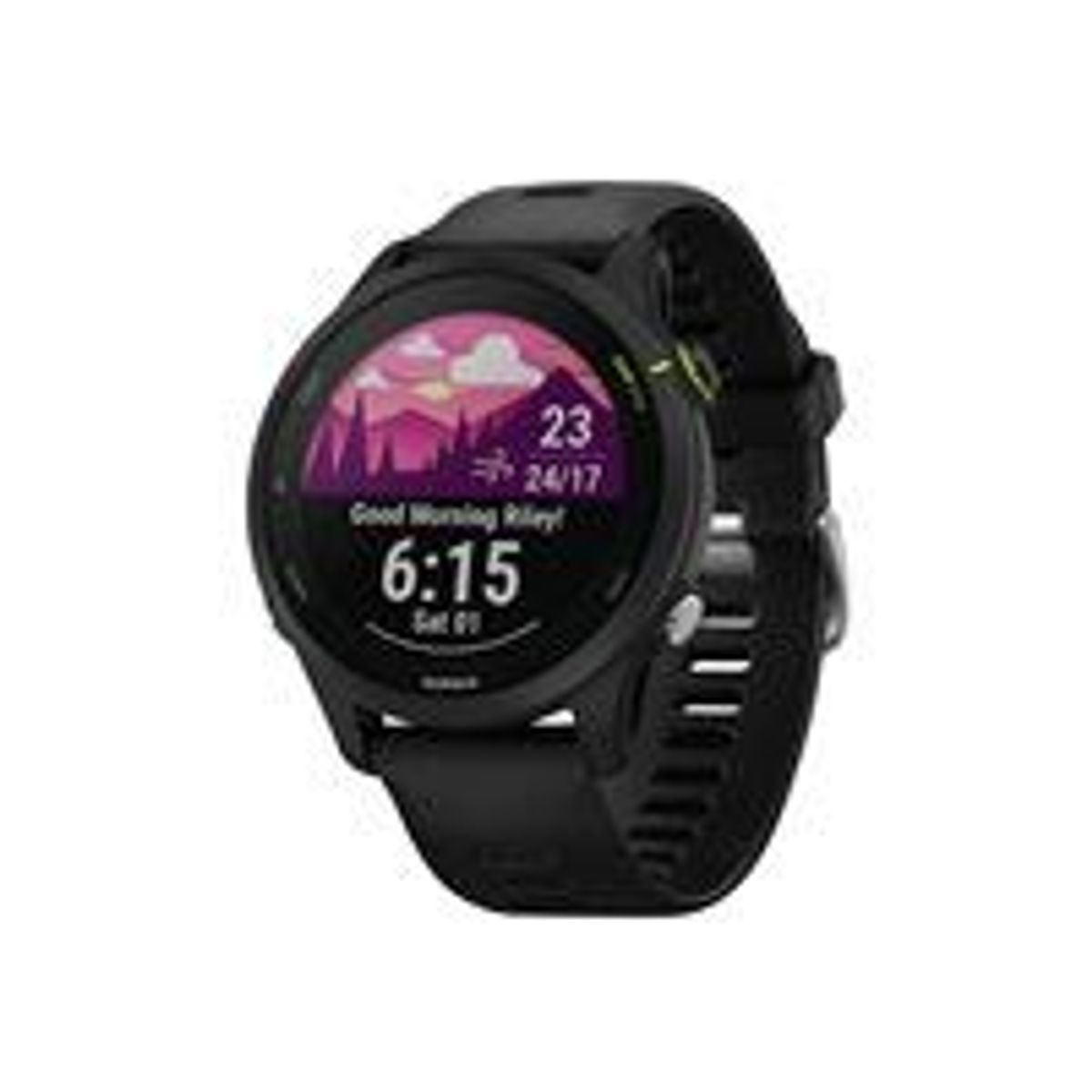 Garmin Forerunner 255 Music 46 mm Sort Sportsur