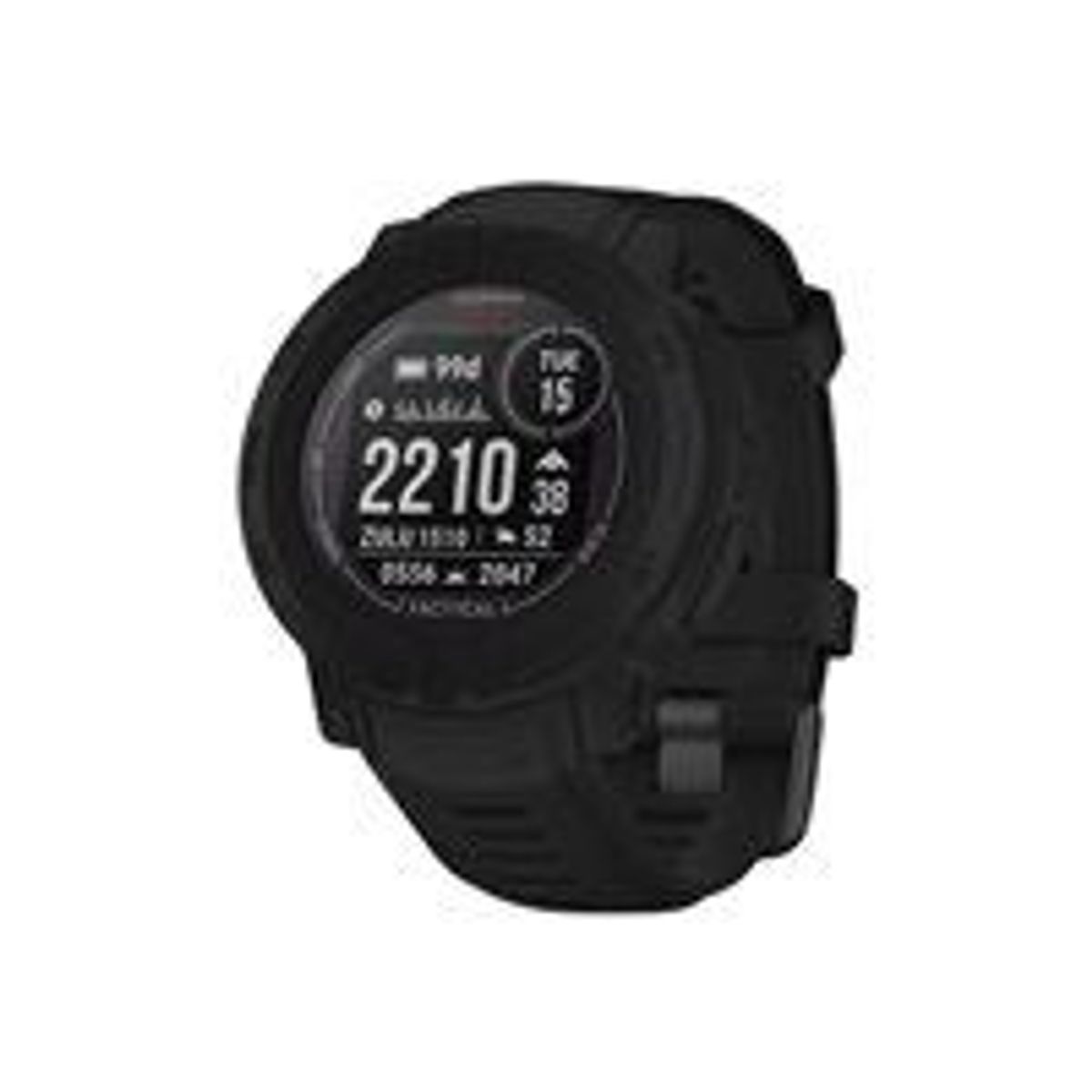 Garmin Instinct 2 Solar 45 mm Sort Sportsur