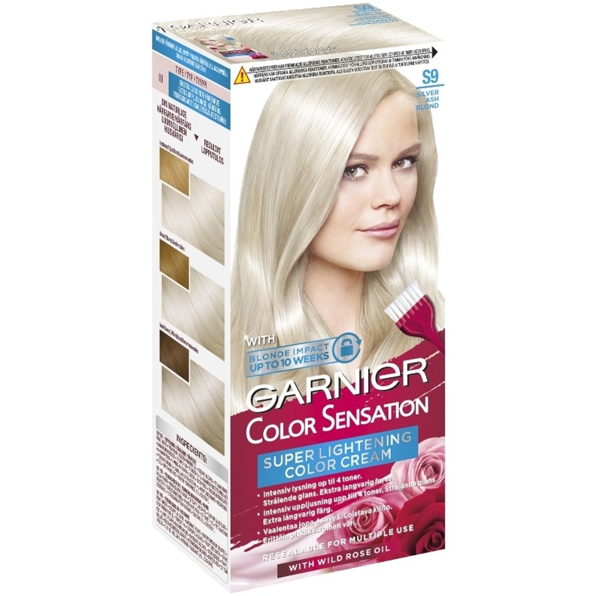 Garnier Color Sensation Super Lightening Permanent Color - S9 Silver Ash Blond