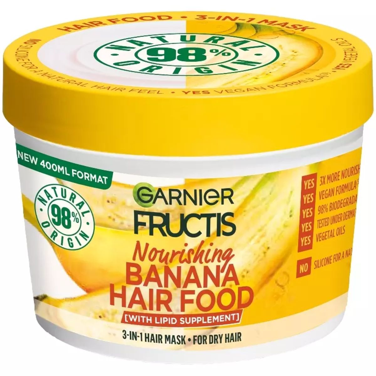 Garnier Fructis Hair Food Banana Mask 400 ml