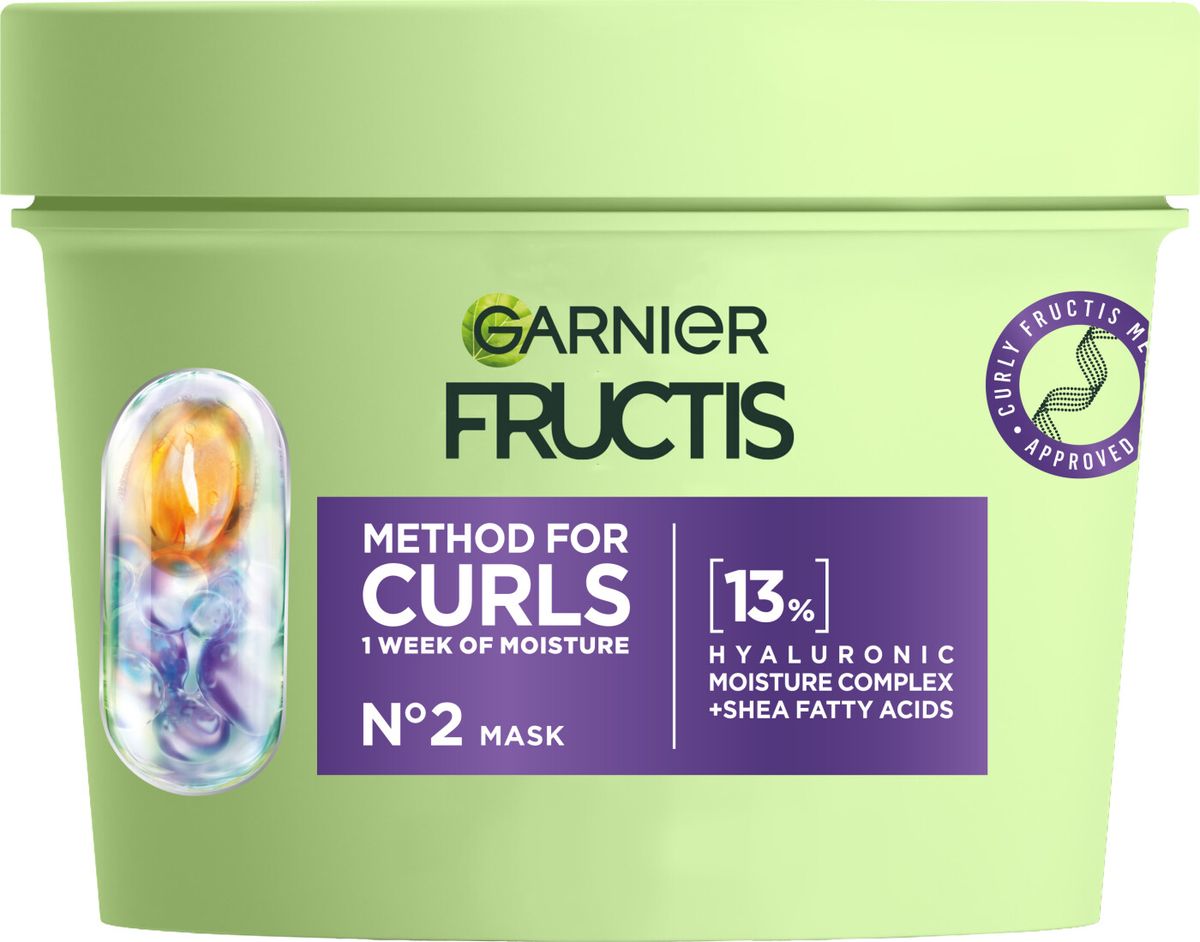 Garnier - Fructis Method For Curls Mask For Curly Hair - 370 Ml