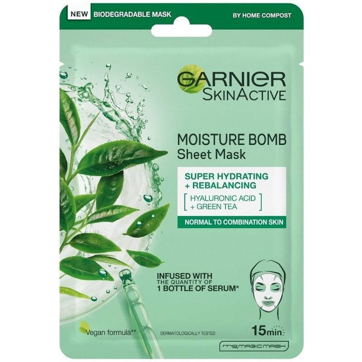 Garnier Skinactive Face Tissue Mask Normal/Combination Skin 1 Piece