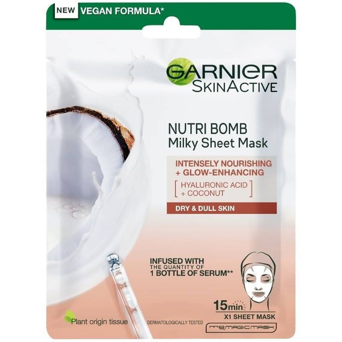 Garnier Skinactive Nutri Bomb Milky Tissue Mask 1 Piece