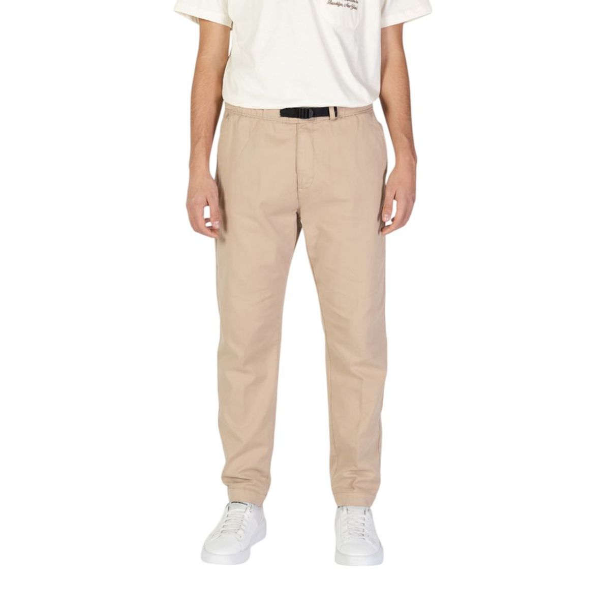 Gas Beige Cotton Jeans & Pant