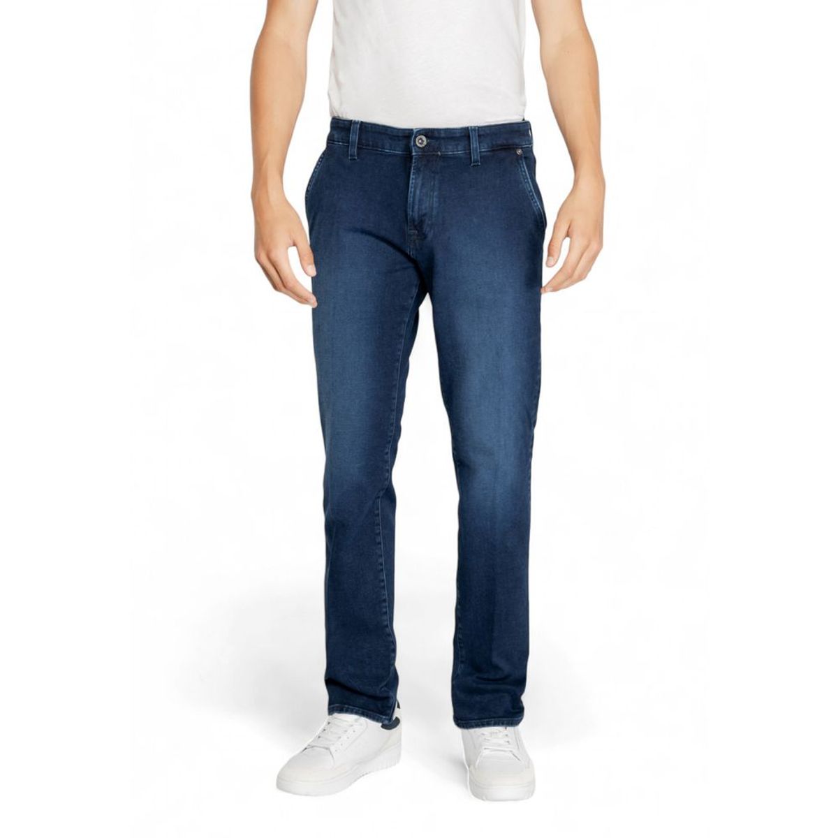 Gas Blue Cotton Jeans & Pant