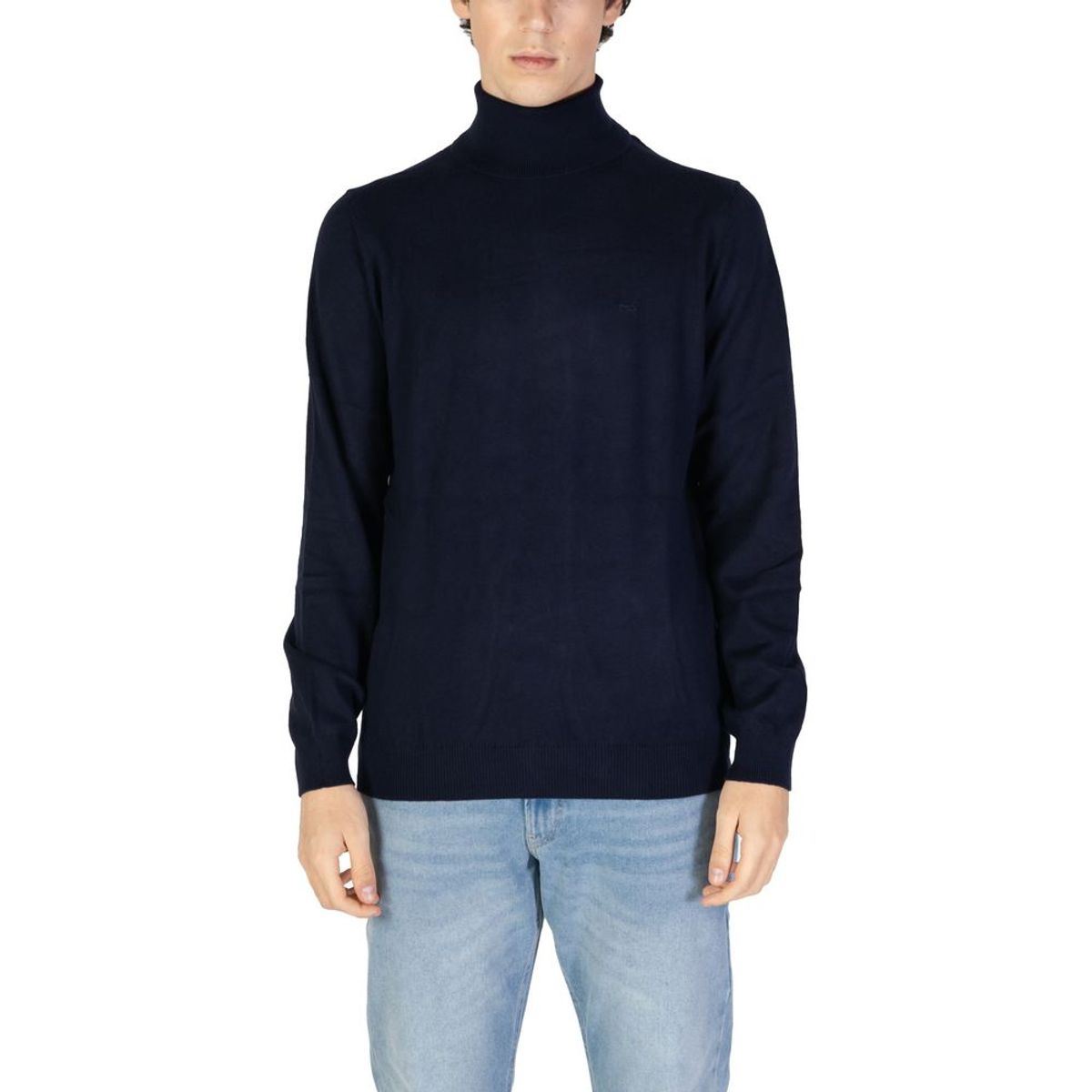 Gas Blue Cotton Sweater