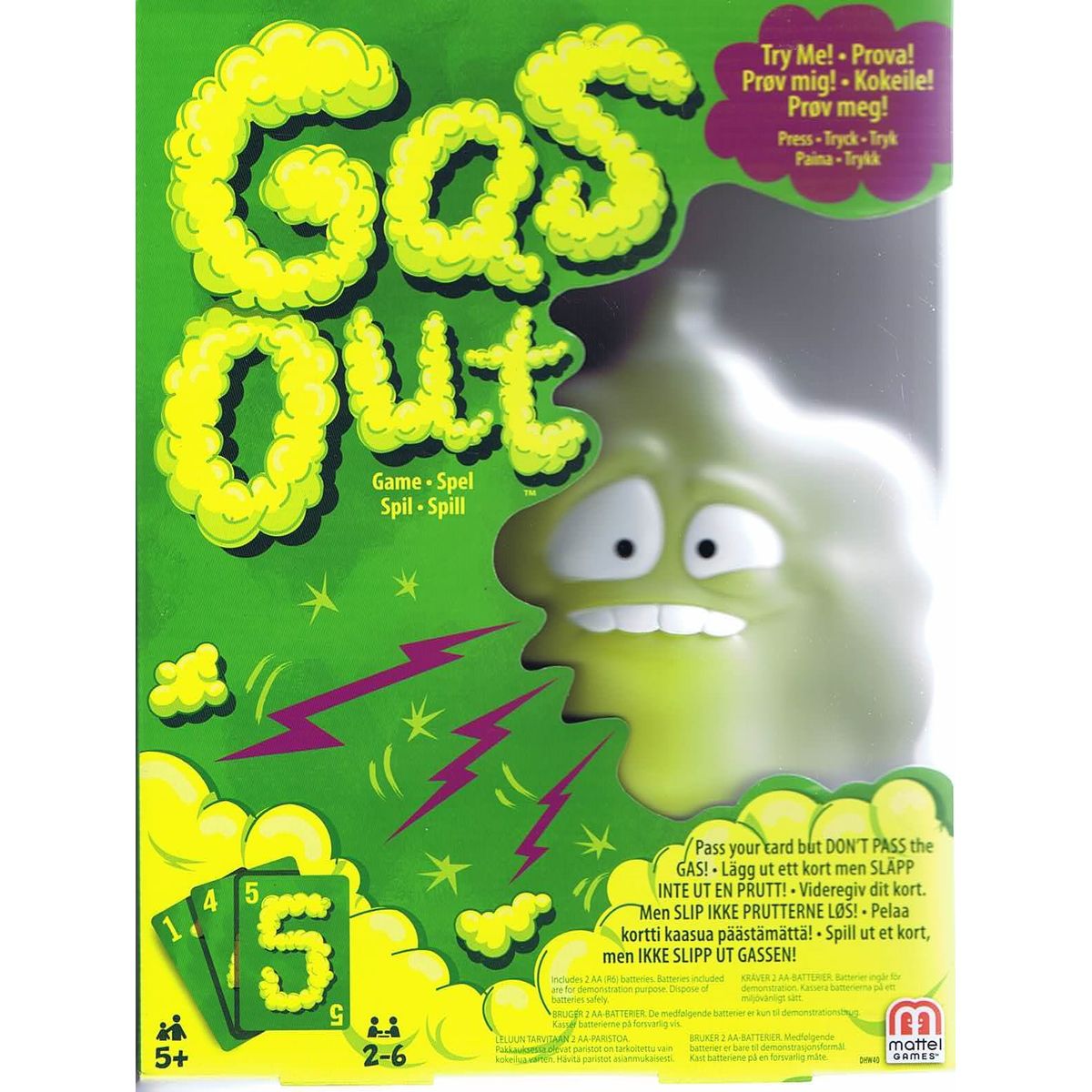 Gas Out Pruttespil