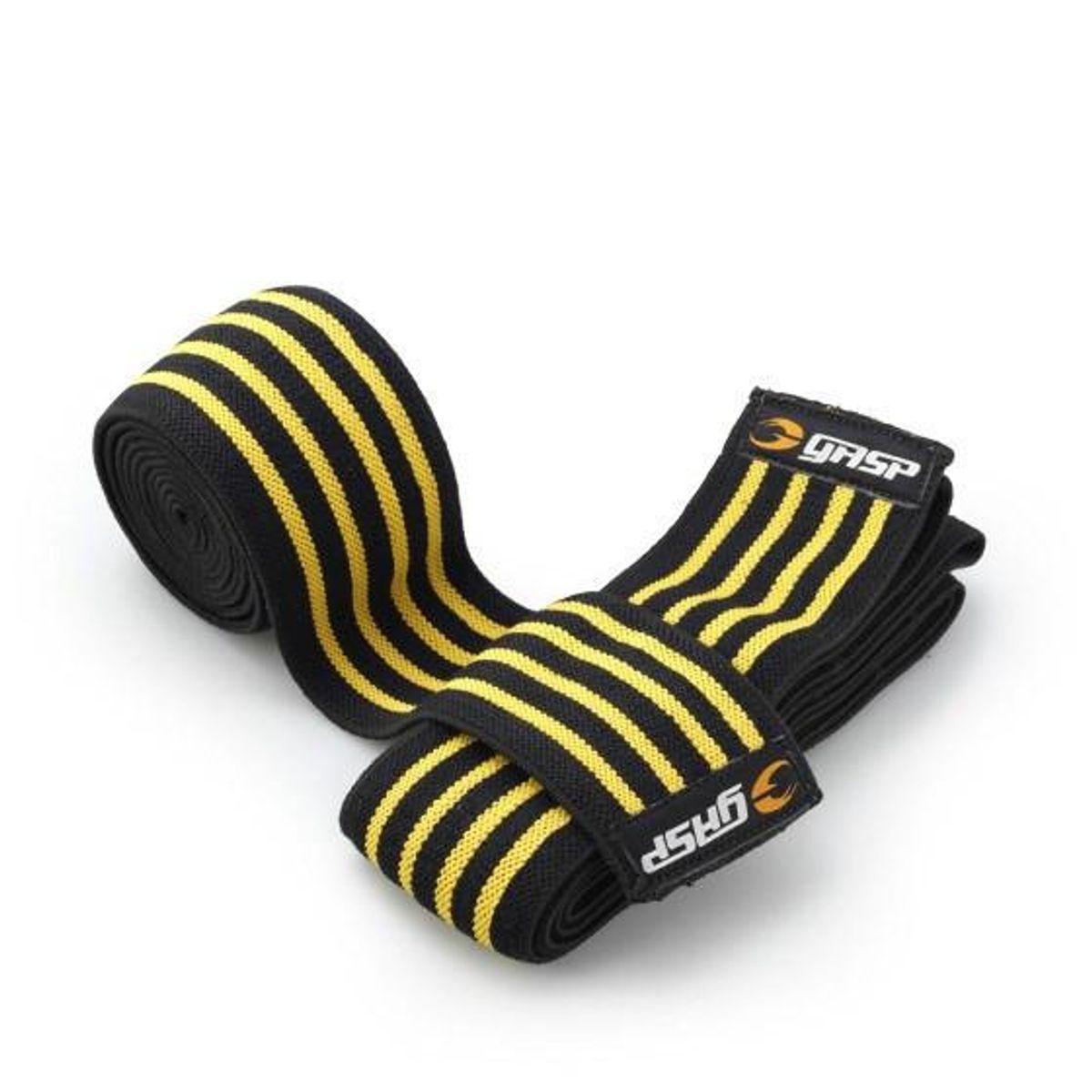 GASP Knee Wraps - Black/Flame