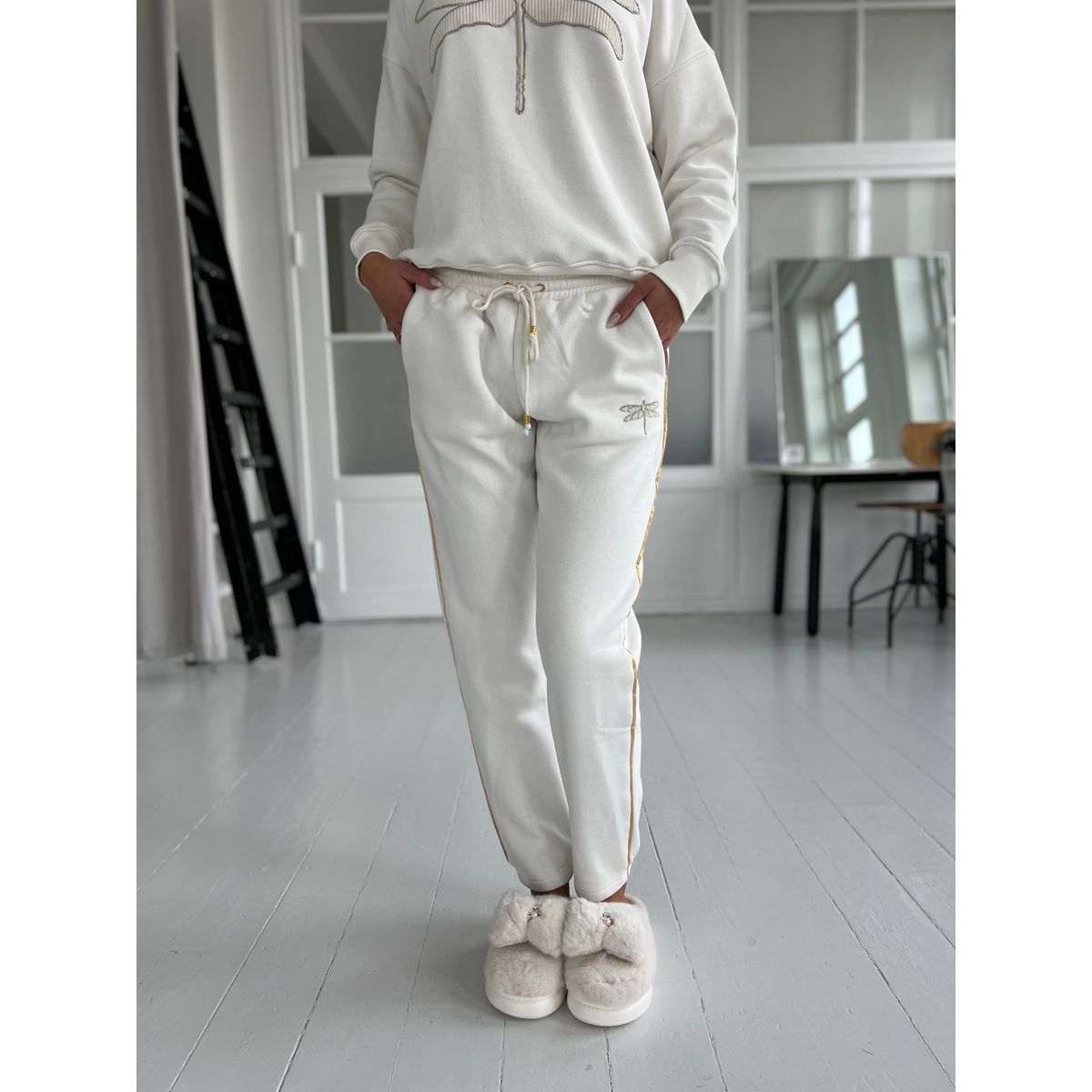 Gaspar Fiji sweatpants off white