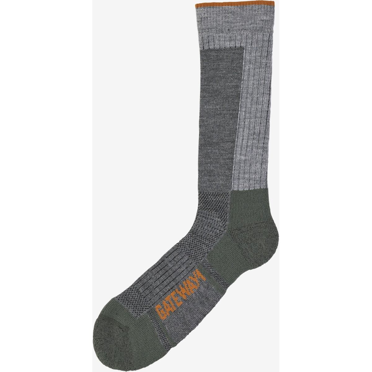 Gateway1 - Boot calf sock (Olive/Grey) - L