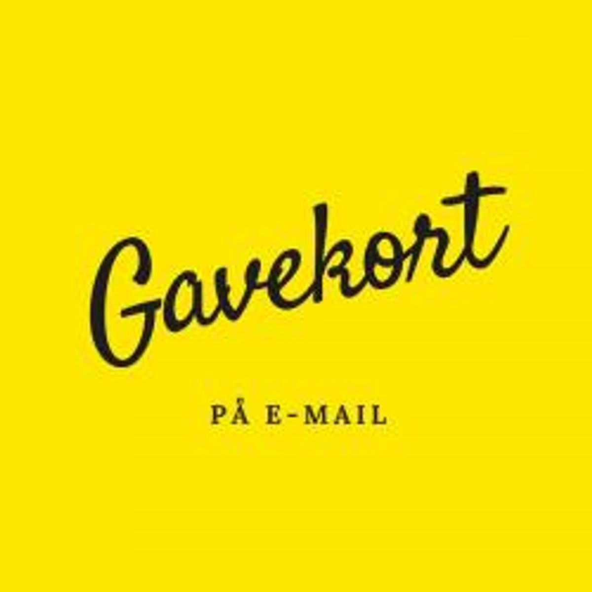 Gavekort