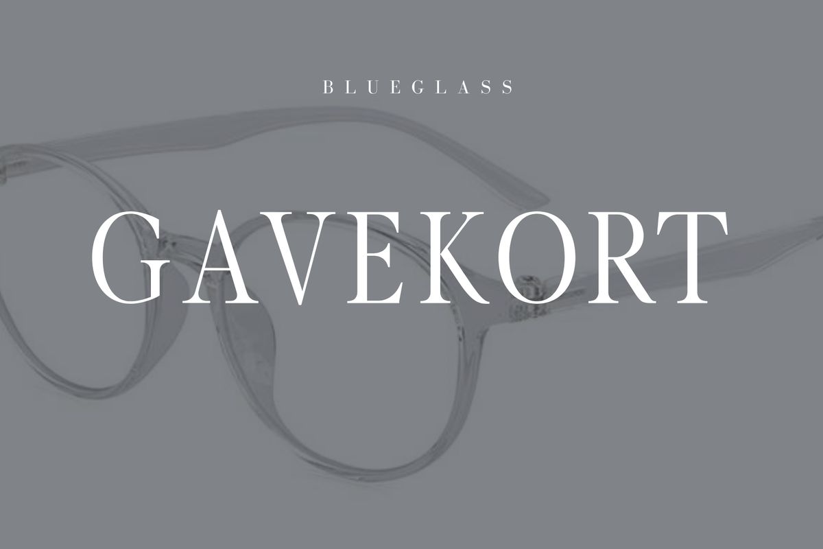 GAVEKORT TIL BLUEGLASS.DK - 400,00 kr.