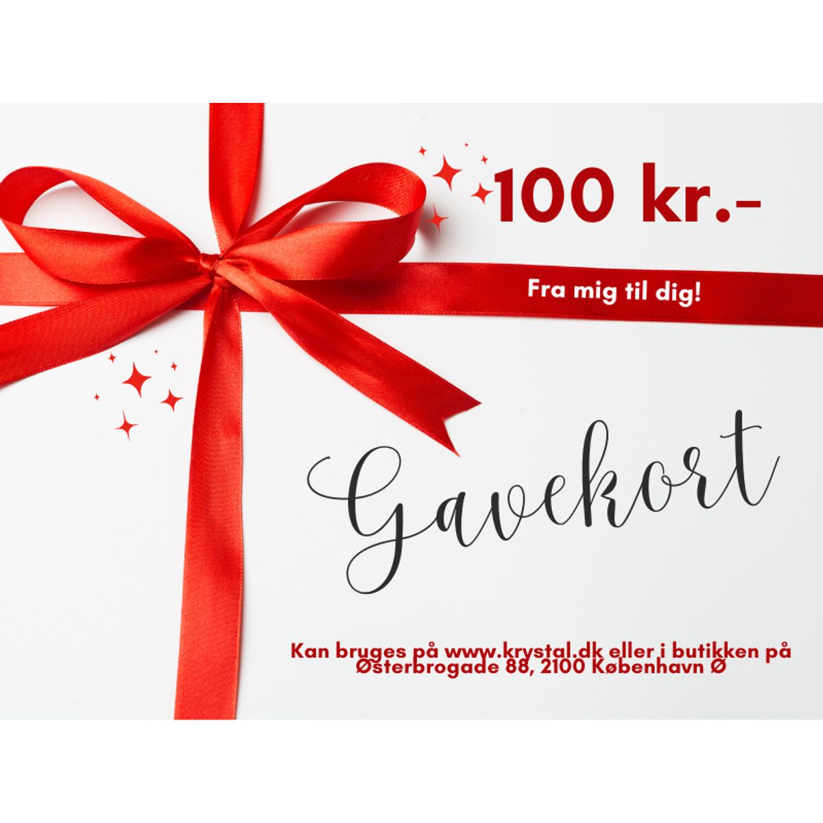 Gavekort til krystal.dk og butik