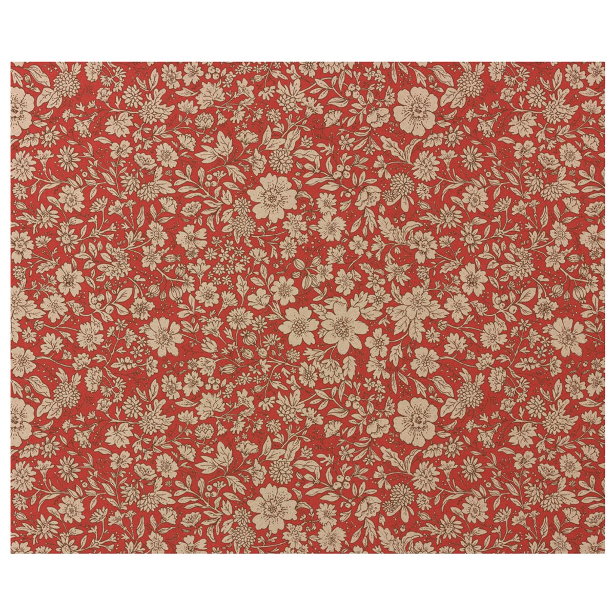 Gavepapir - blossom red (One size)