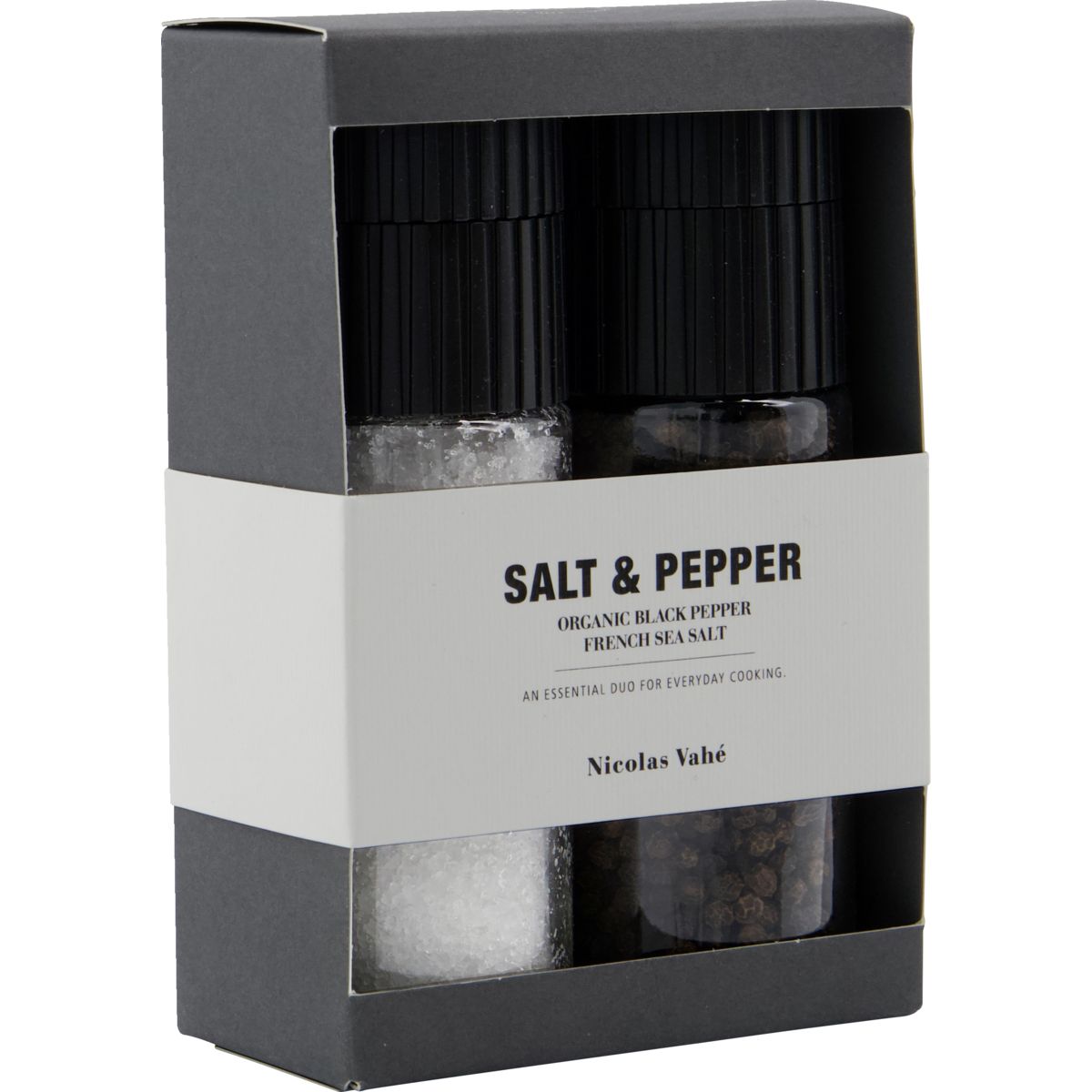 Gaveæske, Nicolas Vahé Salt & Organic Pepper