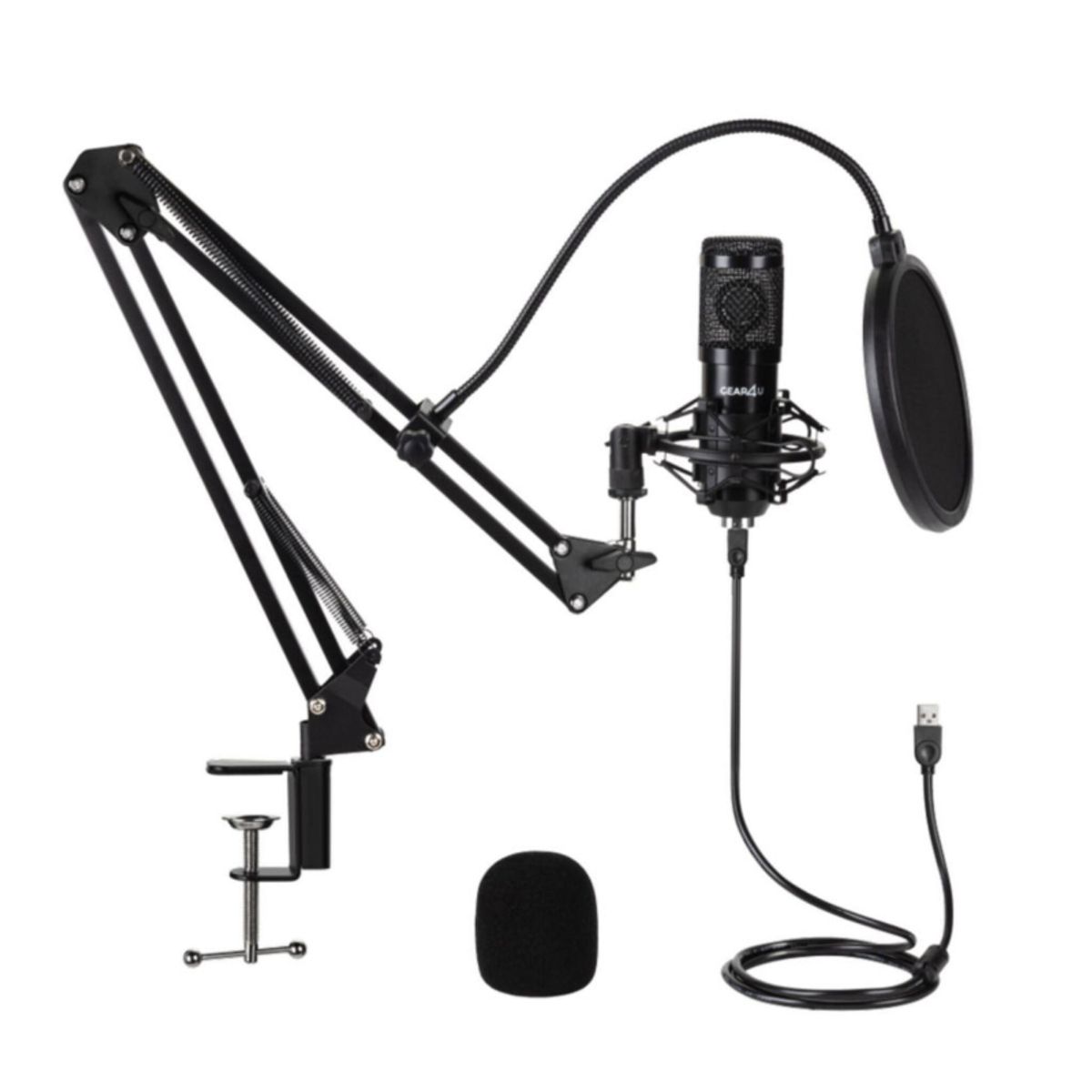 GEAR4U Streamer USB Microphone Kit