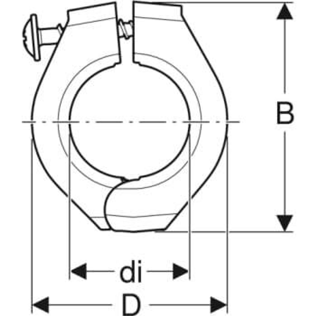 Geb fixpunkt 63mm pa 6 (2.00 stk)