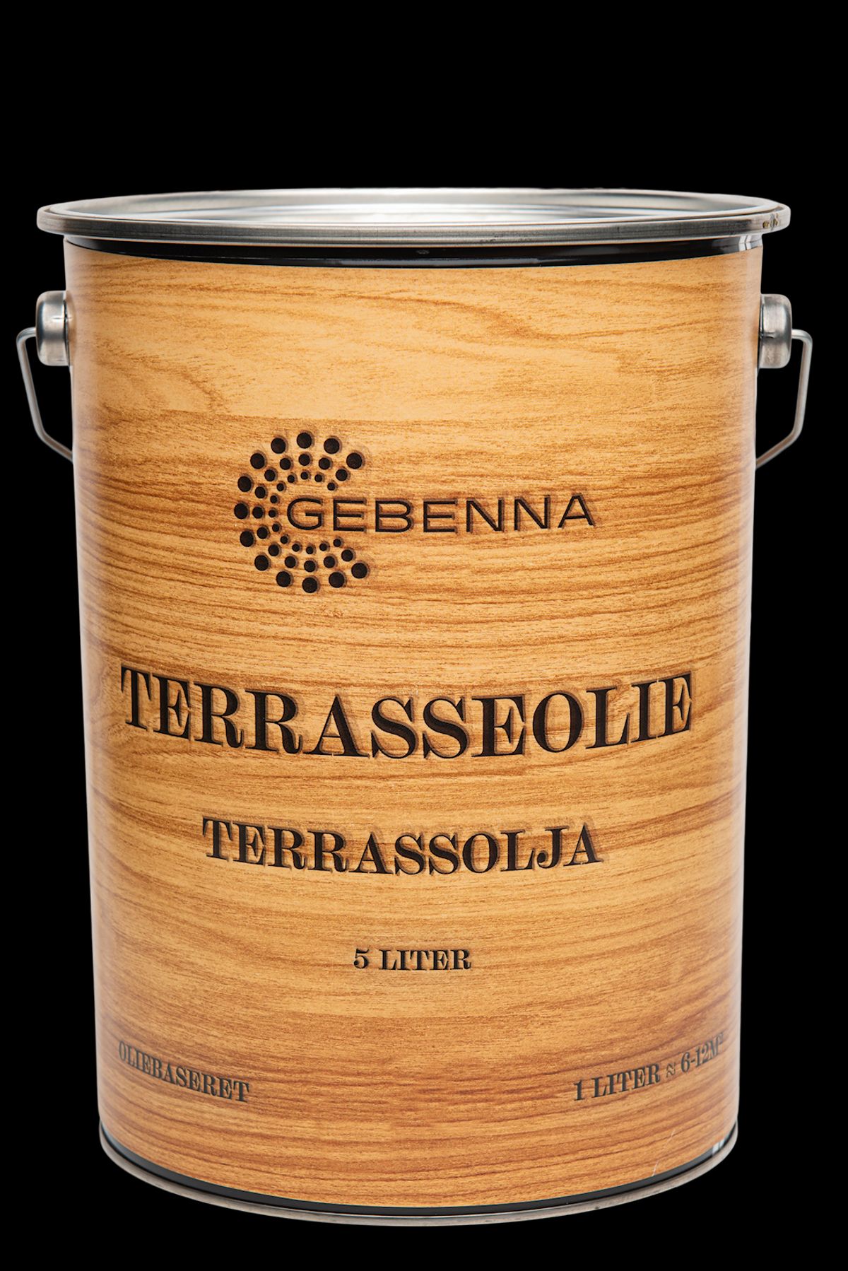 Gebenna Professional: Terrasseolie, Klar 5 liter