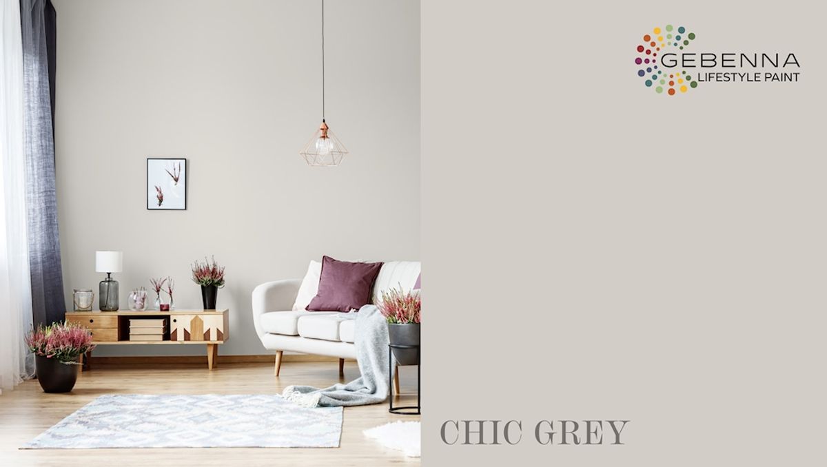 Gebenna Vægmaling: Chic Grey farveprøve