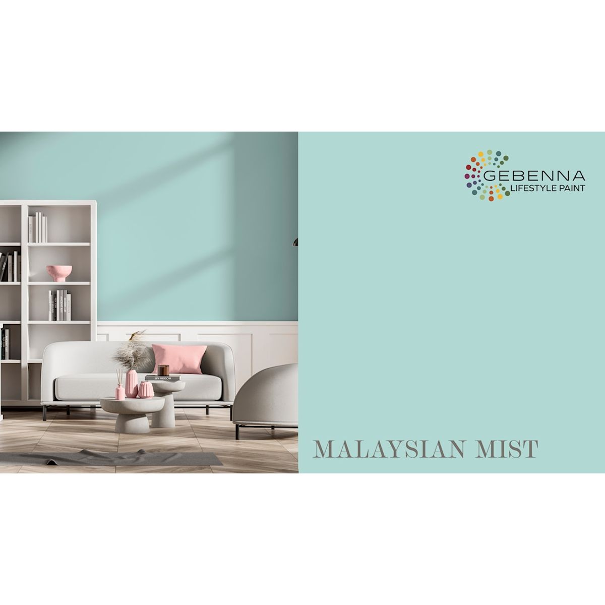 Gebenna Vægmaling: Malaysian Mist 2,7 l