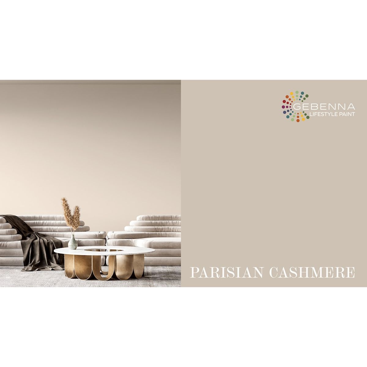 Gebenna Vægmaling: Parisian Cashmere farveprøve