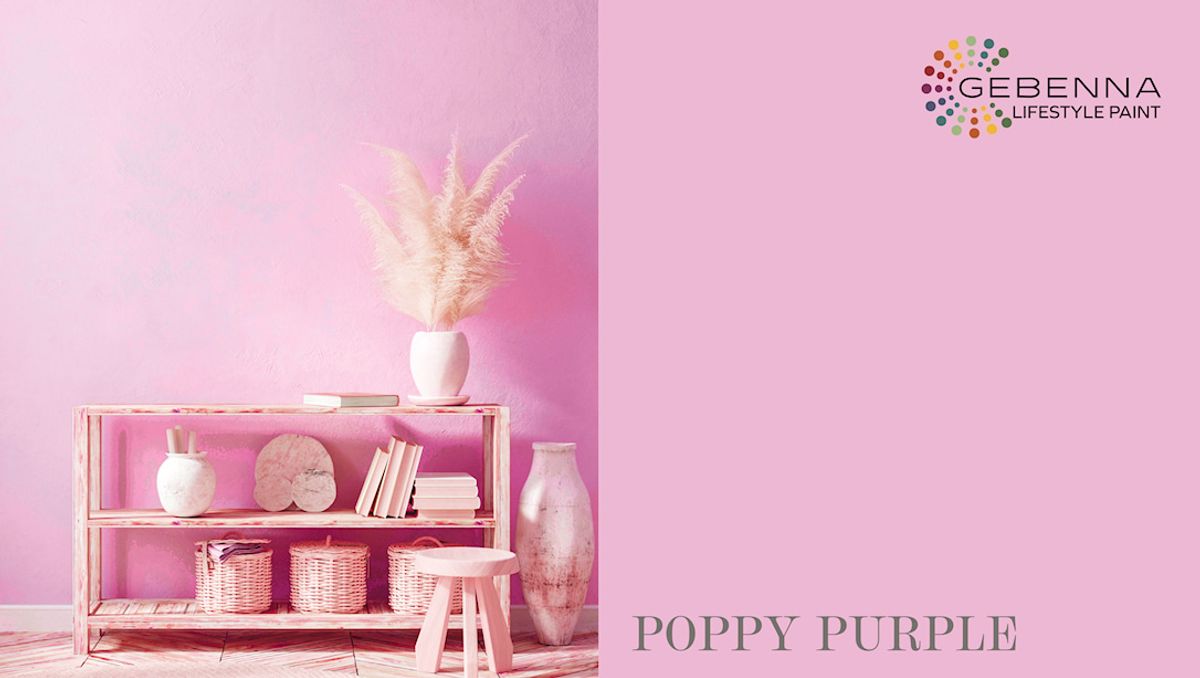 Gebenna Vægmaling: Poppy Purple 2,7 liter