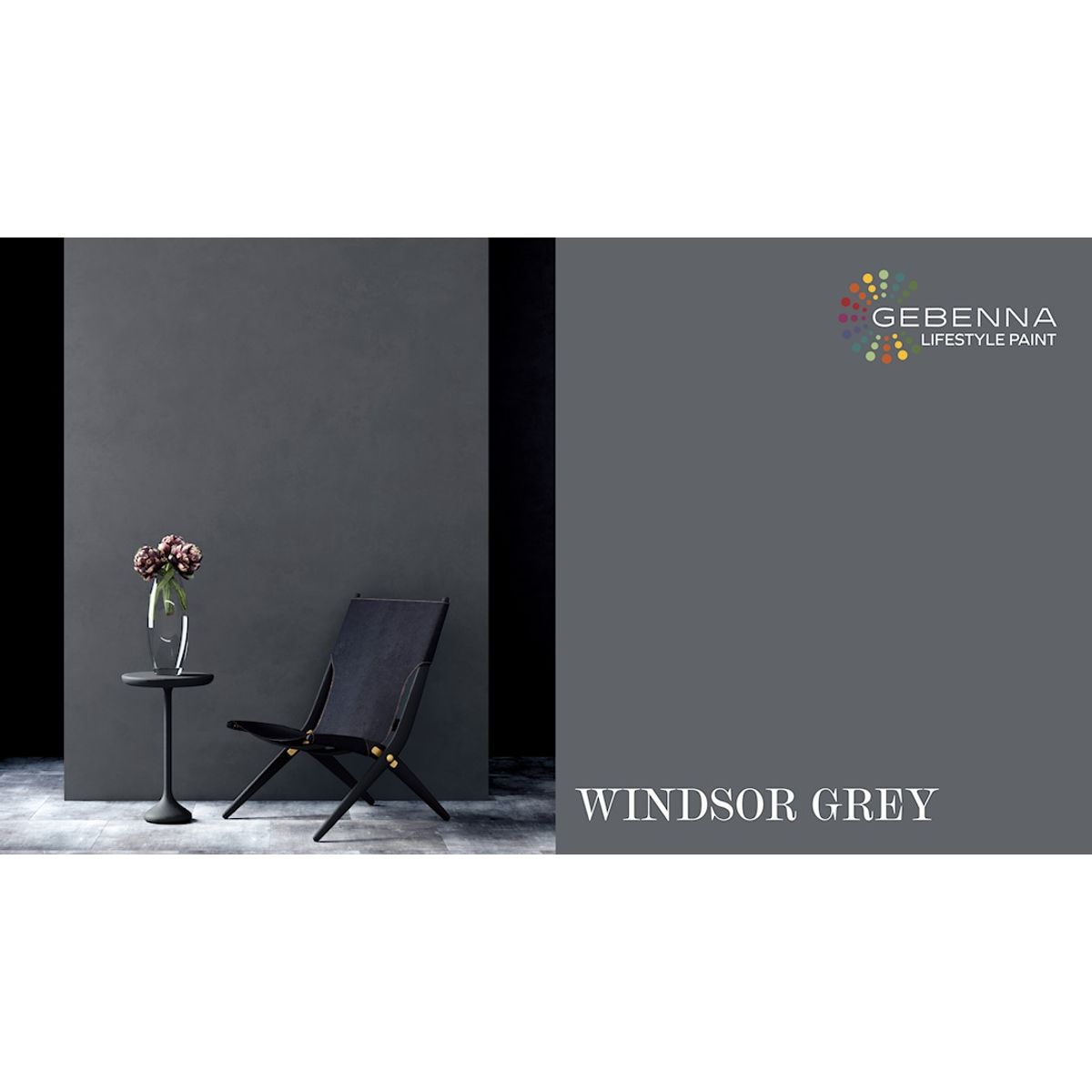 Gebenna Vægmaling: Windsor Grey 2,7 liter