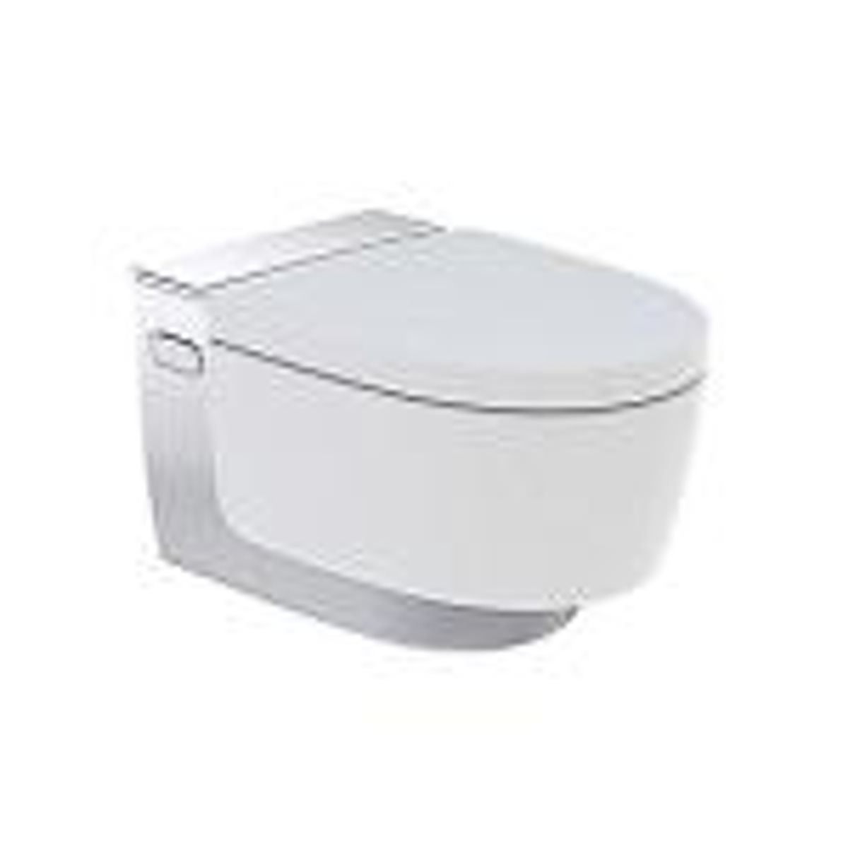 GEBERIT AquaClean Mera Comfort douchetoilet. Krom/hvid