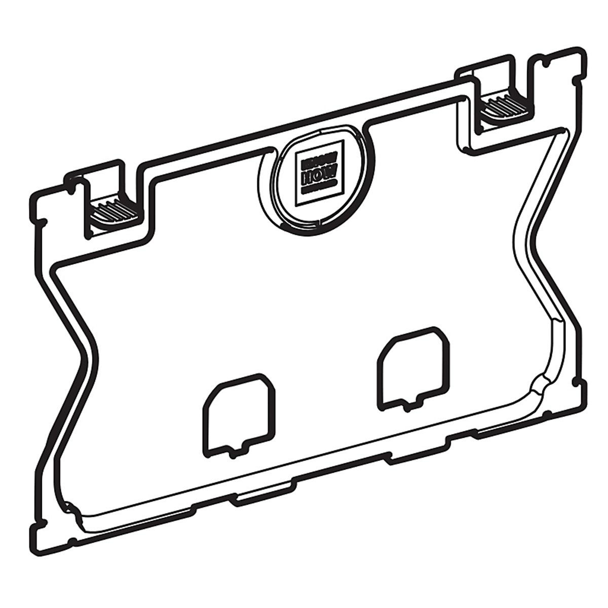 GEBERIT beskyttelsesplade, til Sigma indbygningscisterne 12 cm