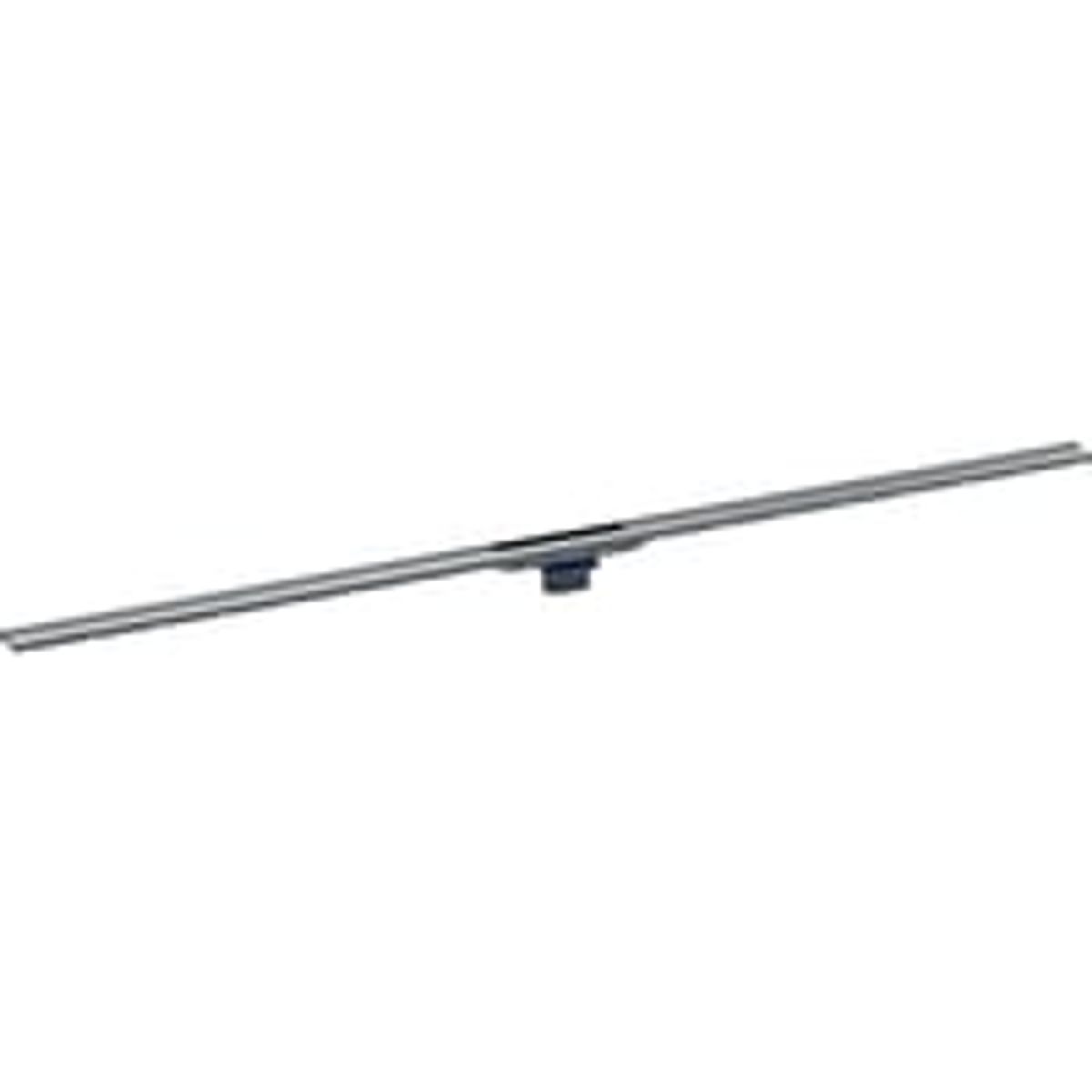 Geberit CleanLine80 aflbsrende inkl. rist, 1300 mm/100 mm, sort