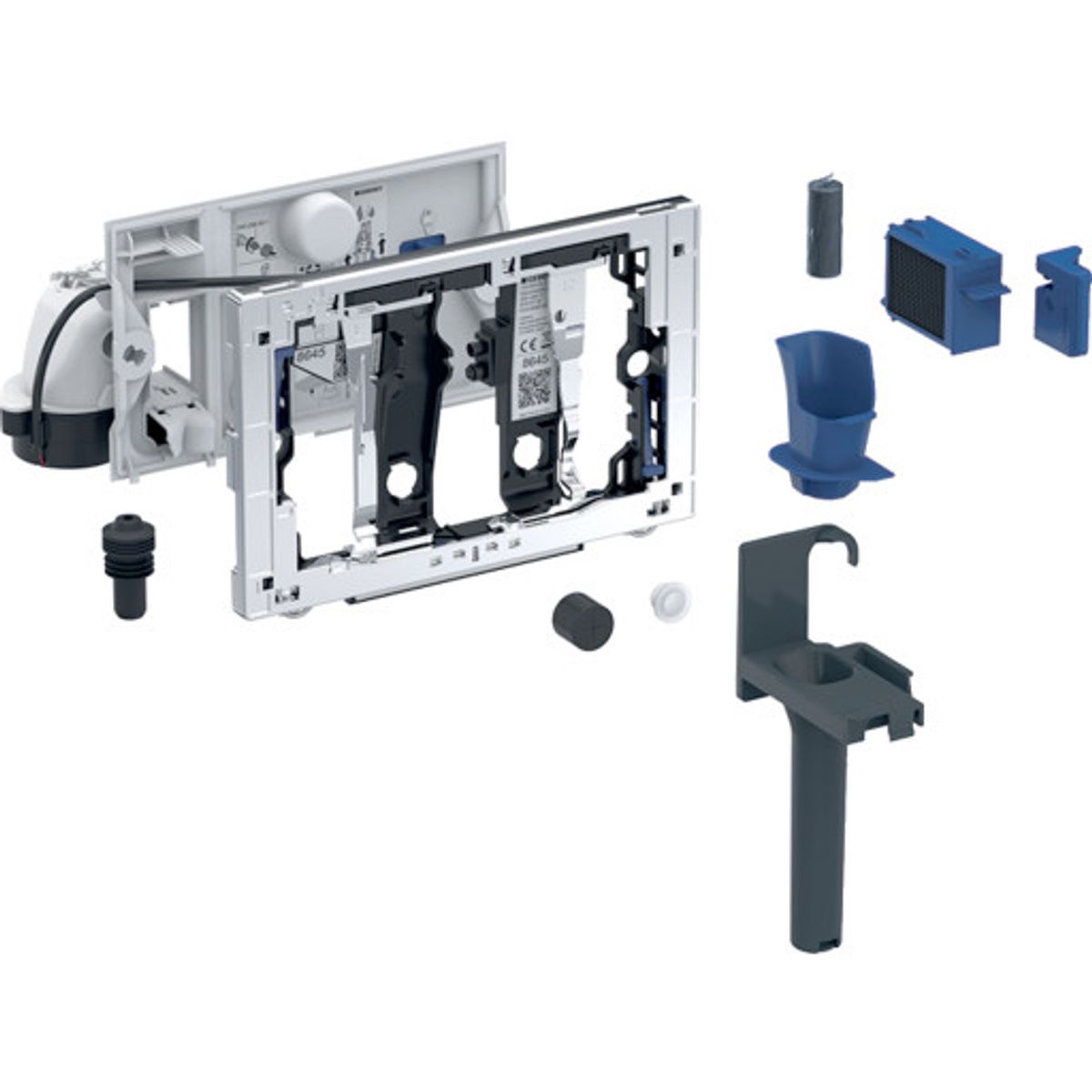 Geberit DuoFresh modul til Sigma indbygningscisterne 12 cm, antracit