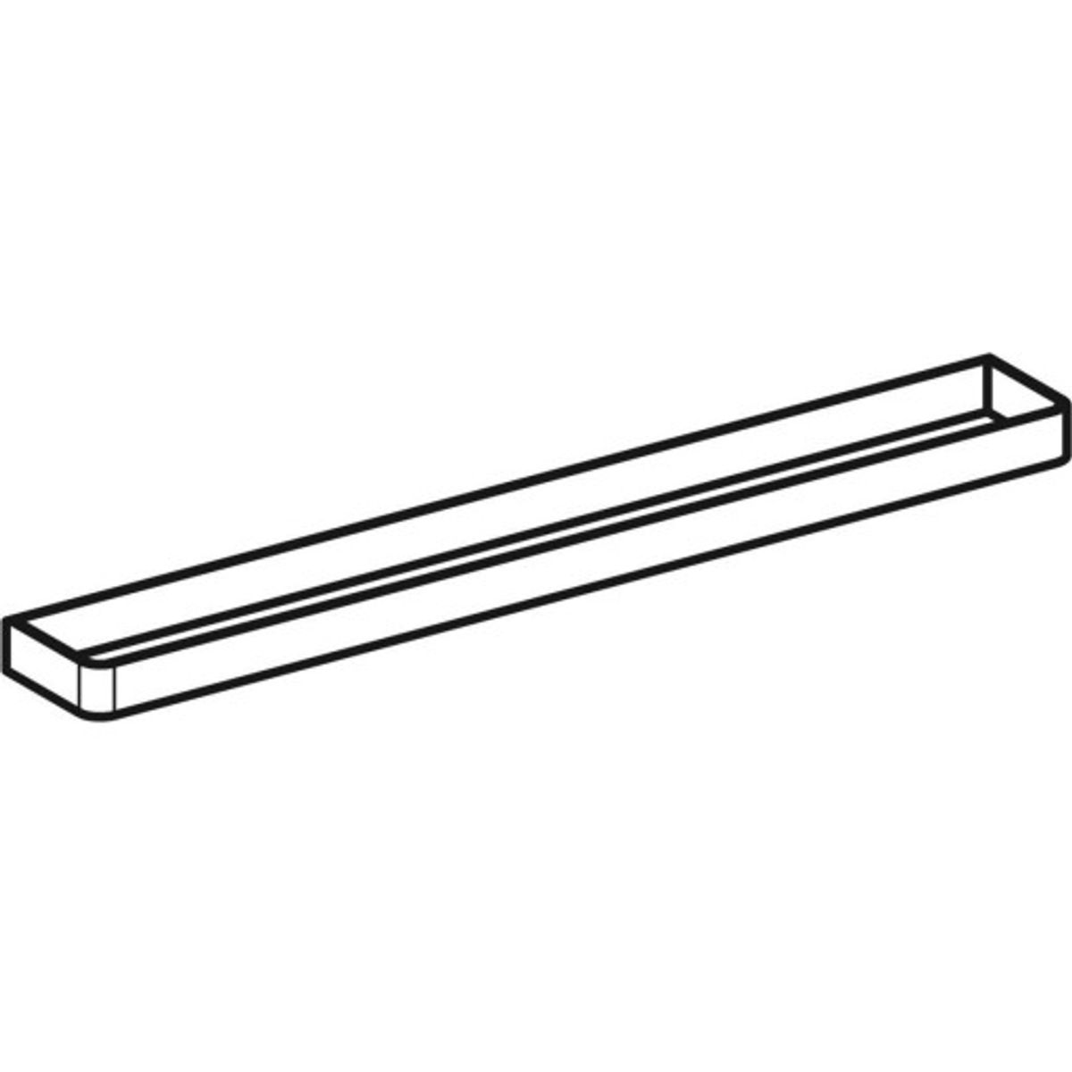 GEBERIT håndklædeholder 422x49x19mm t/vaskeskab aluminium chro