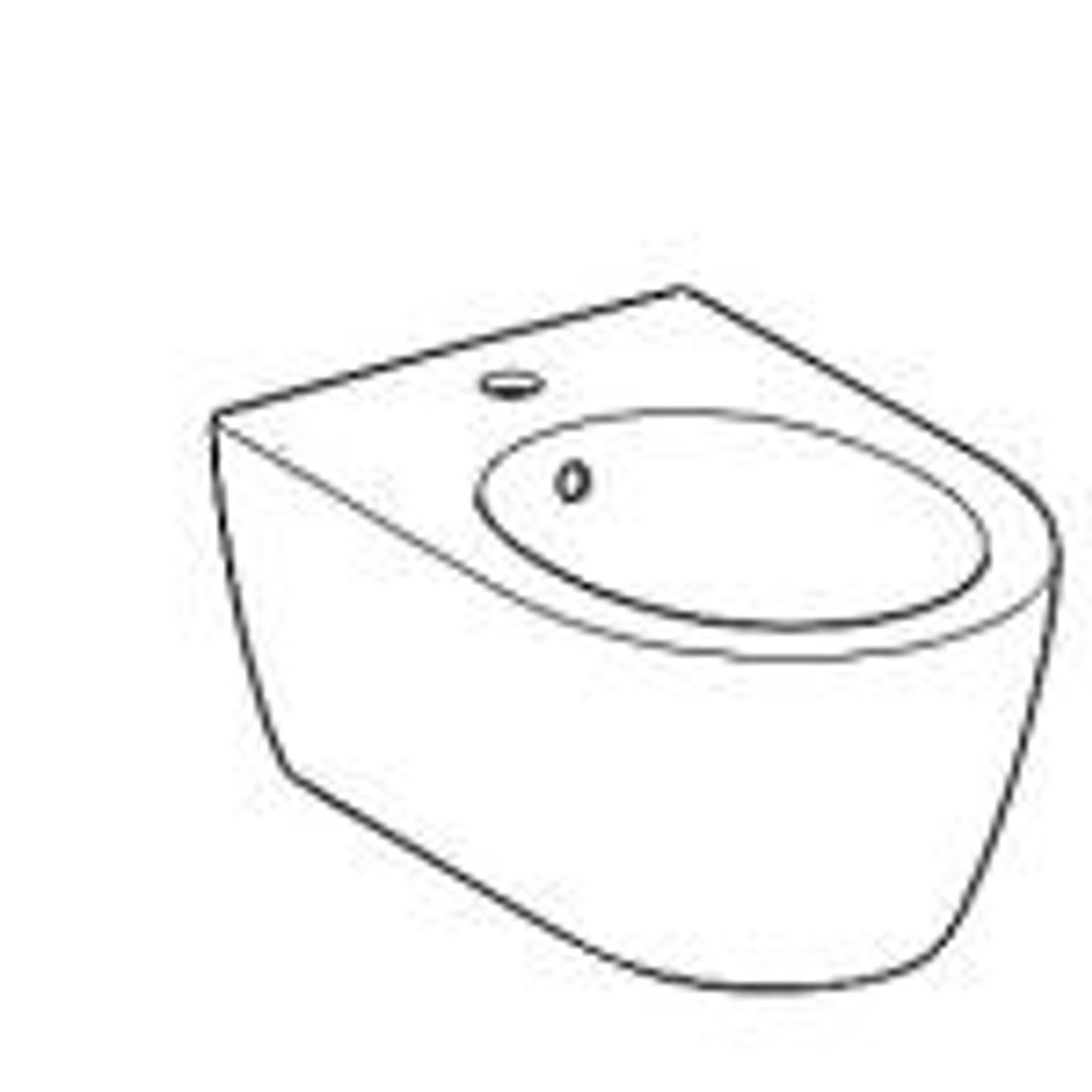 GEBERIT Icon hængebidet 355x530x300mm uden armatur, hvid KeraTect