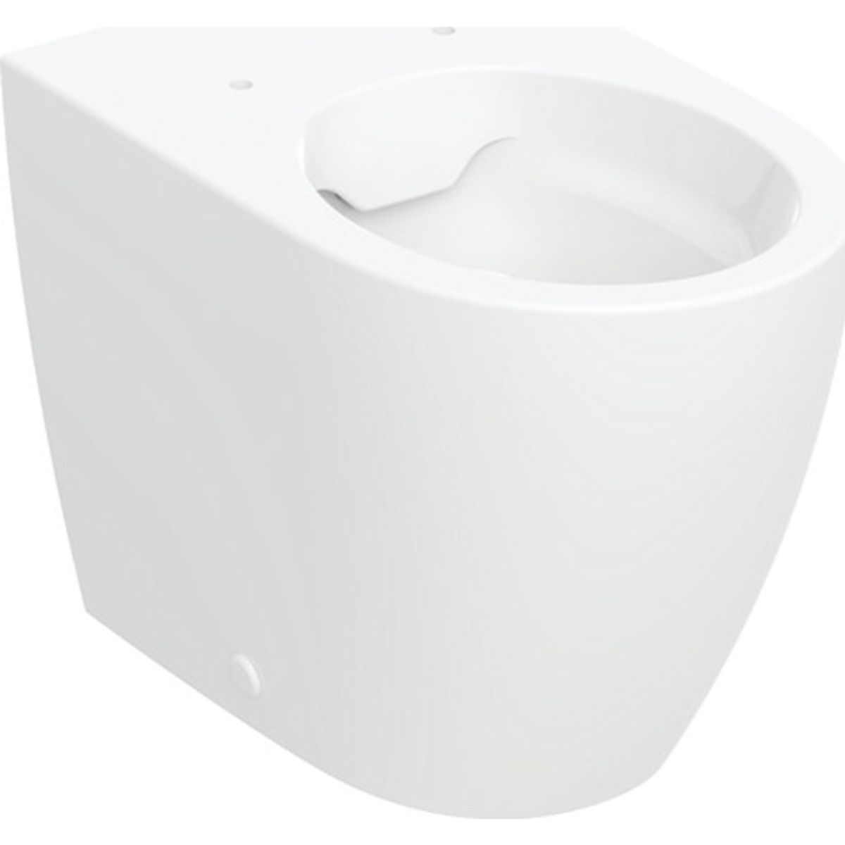 Geberit iCon toilet, back to wall, uden skyllekant, rengøringsvenlig, hvid