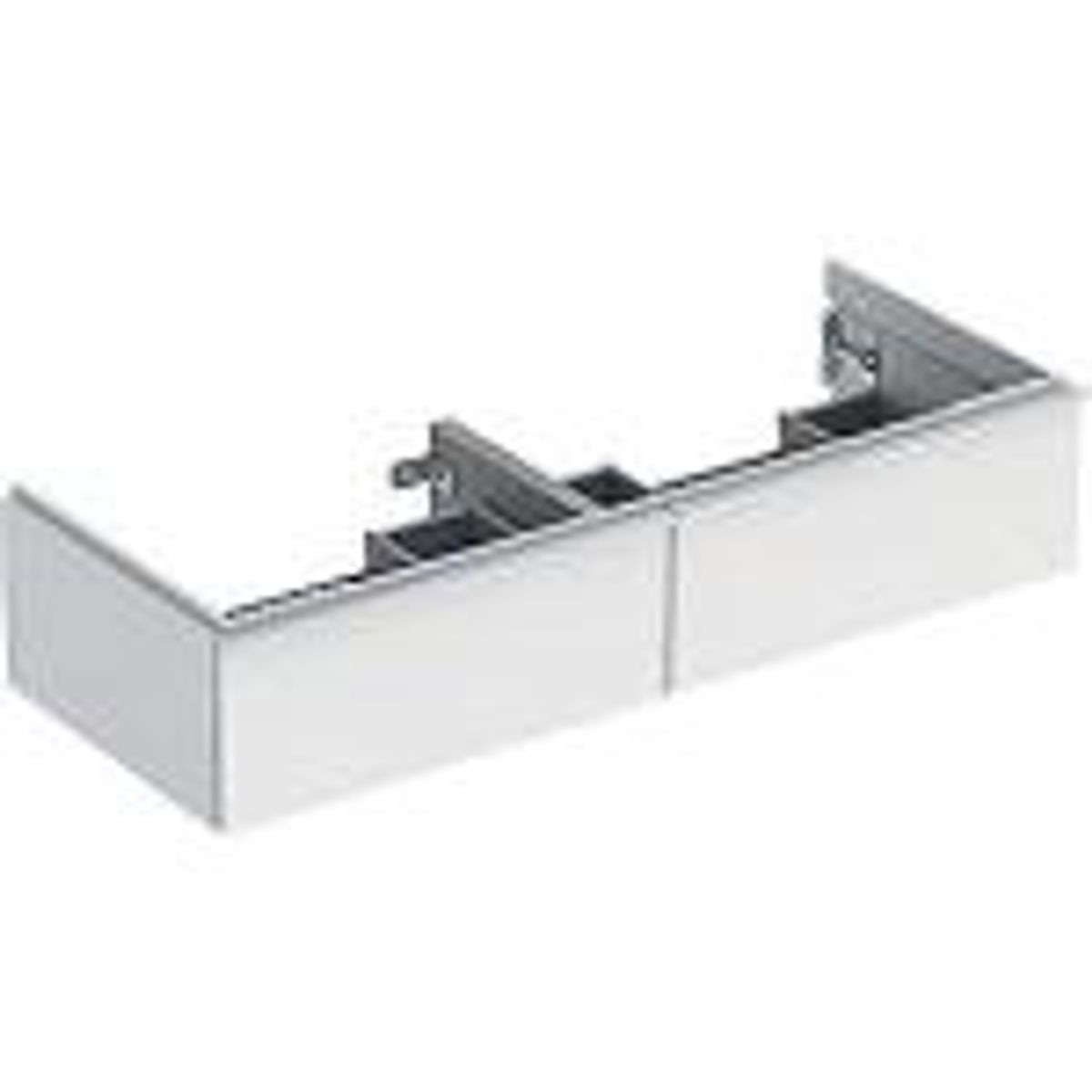 Geberit Icon vaskeskab 1184x476x247mm 2skuffer hvid