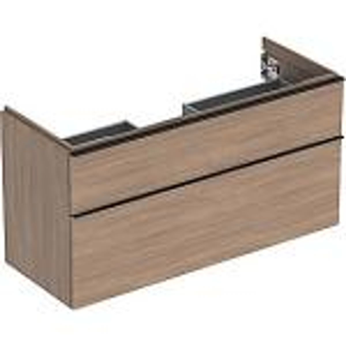 Geberit Icon vaskeskab 1184x476x615mm 2skuffer eg natur