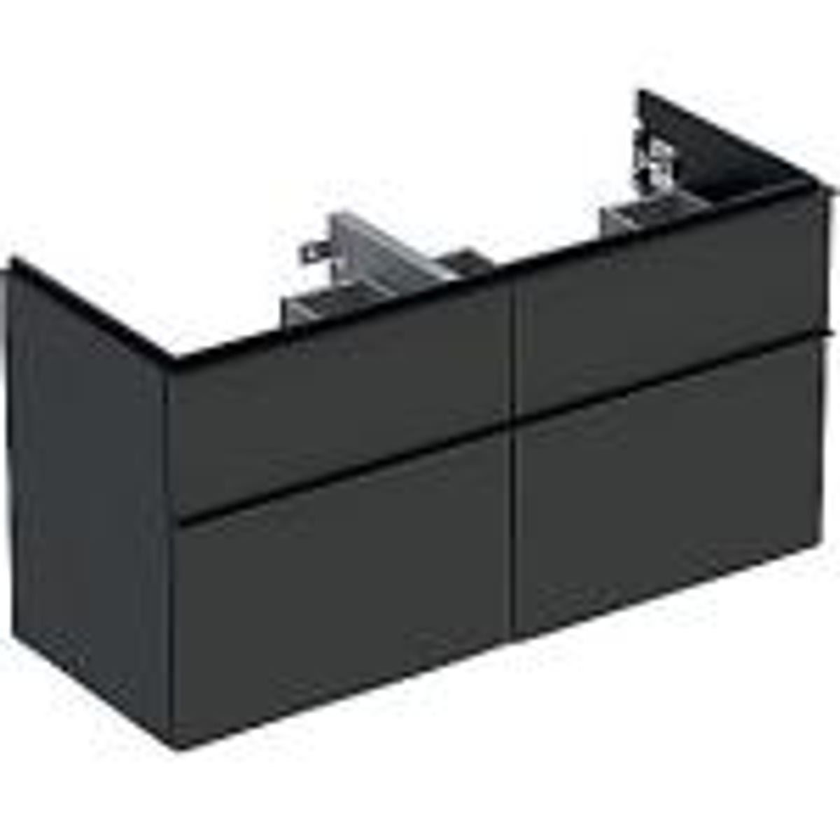 Geberit Icon vaskeskab 1184x476x615mm 4skuffer lava