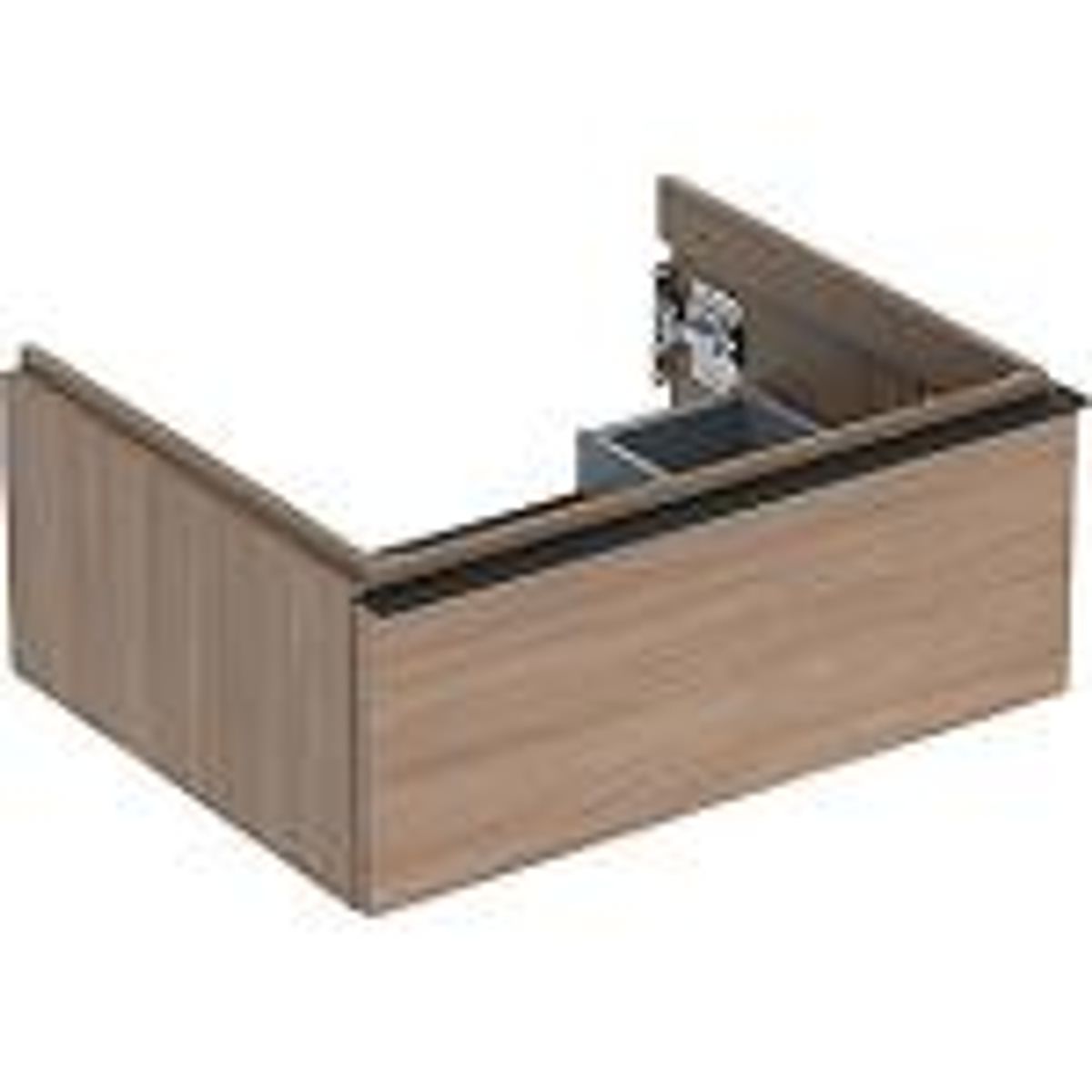 Geberit Icon vaskeskab 592x476x247mm 1skuffe eg natur