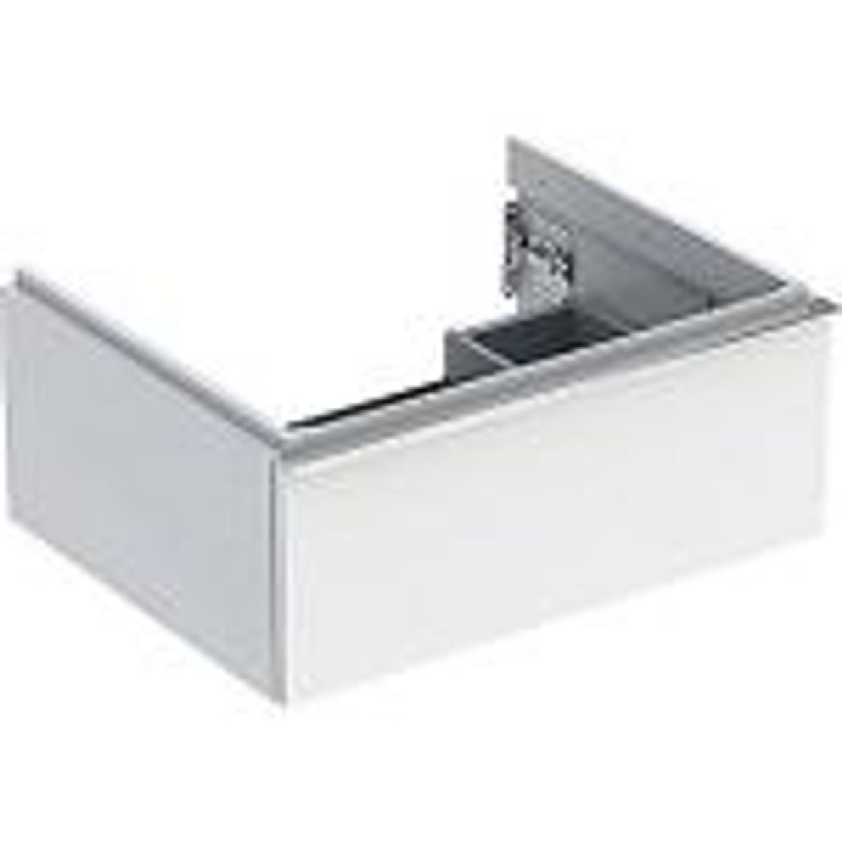 Geberit Icon vaskeskab 592x476x247mm 1skuffe hvid