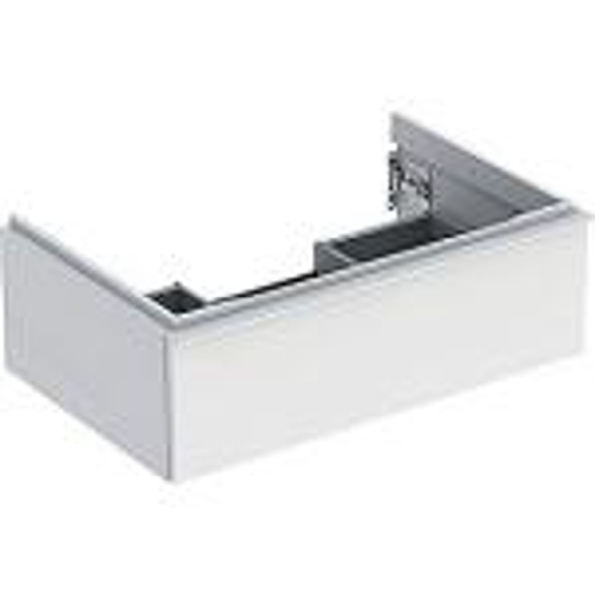 Geberit Icon vaskeskab 740x476x247mm 1skuffe hvid