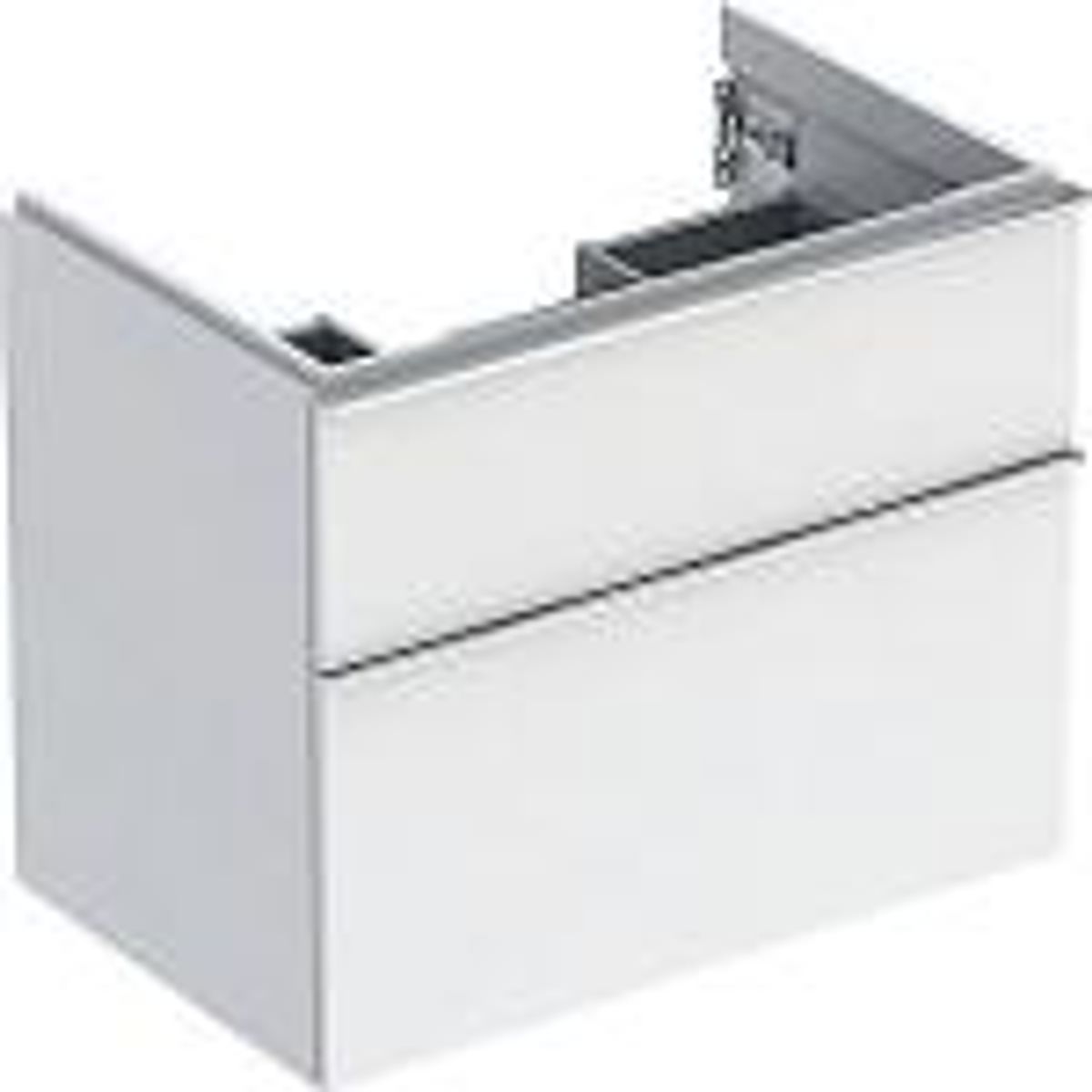 Geberit Icon vaskeskab 740x476x615mm 2skuffer hvid