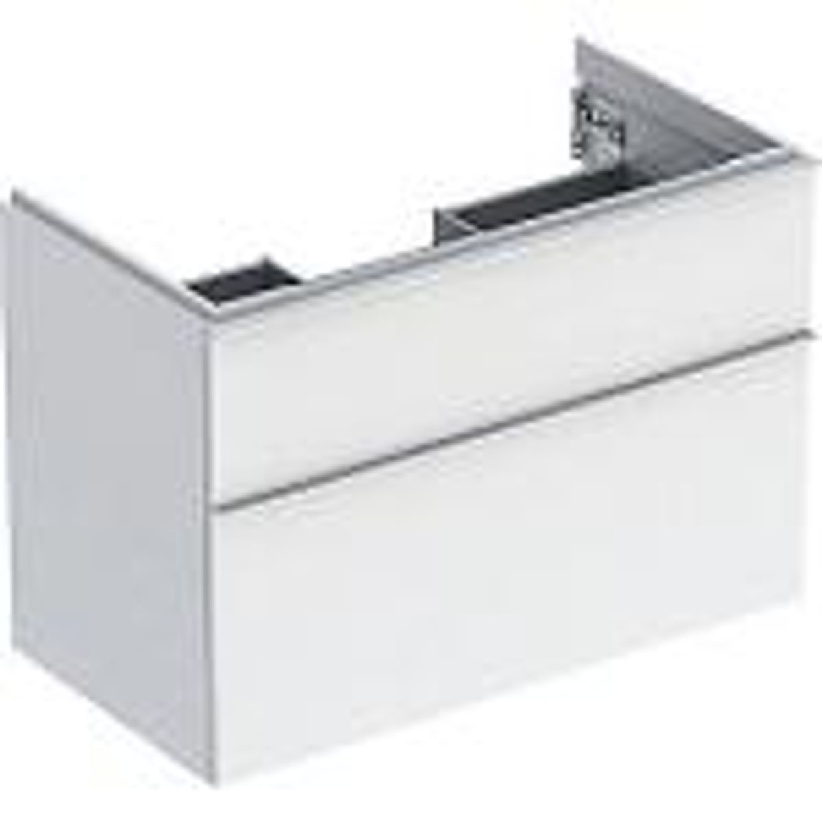 Geberit Icon vaskeskab 888x476x615mm 2skuffer hvid