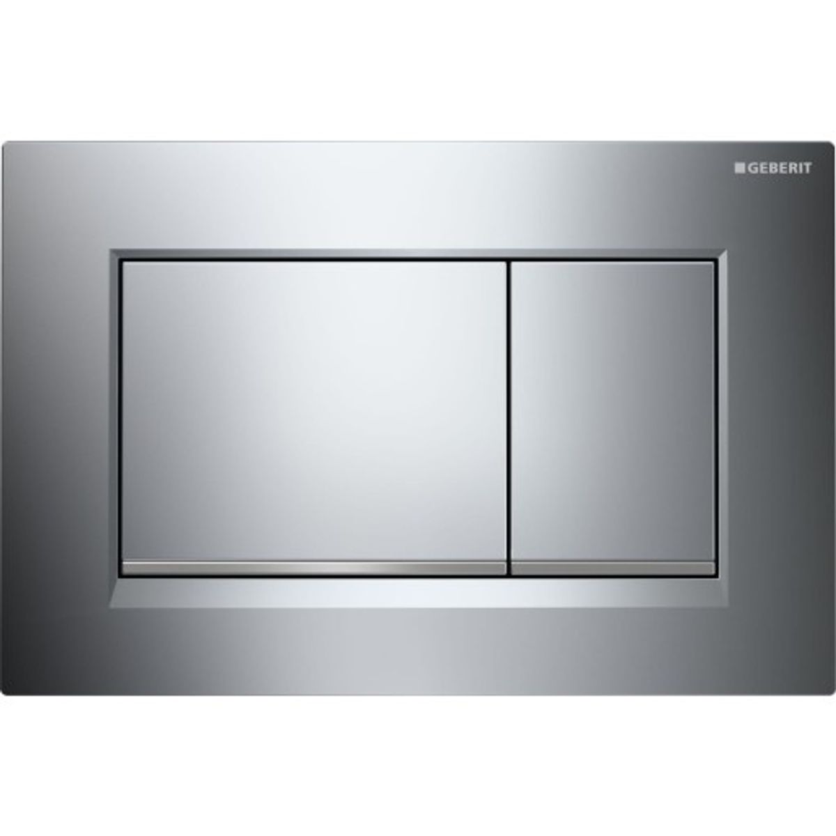 Geberit Sigma 30 betjeningsplade, krom/mat krom