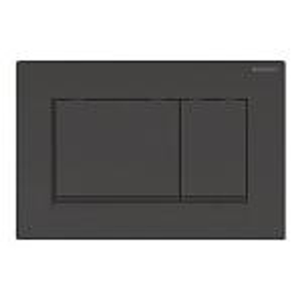 Geberit SIGMA30 betjeningsplade 246x164x12mm dybsort RAL 95