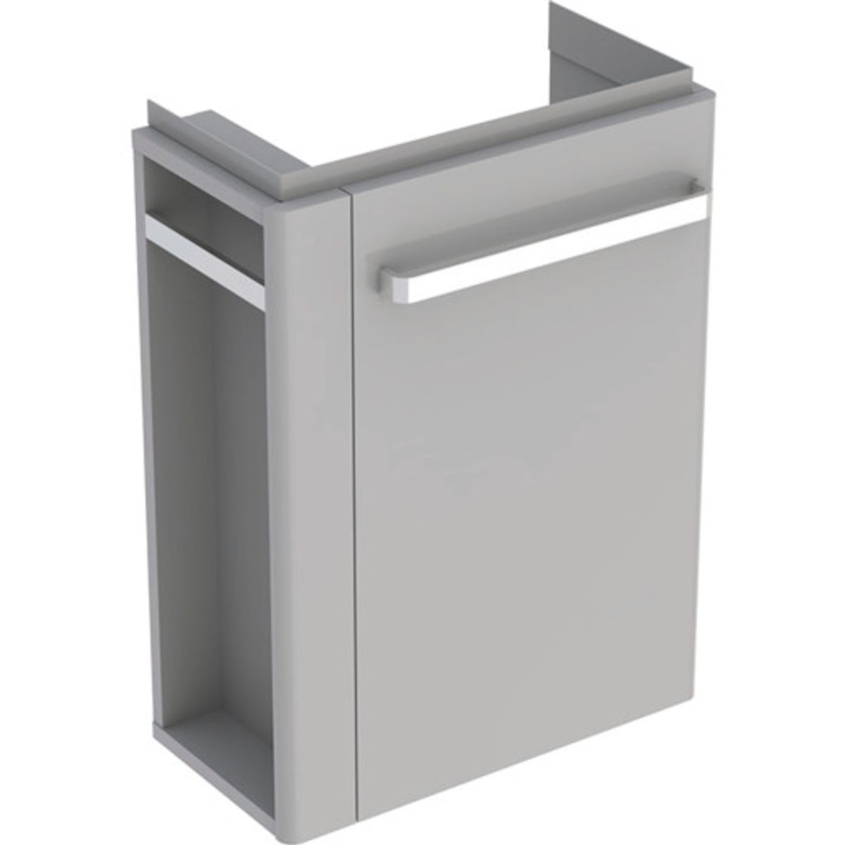 GEBERIT vaskeskab 448x252x604mm 1låge/håndkl.holder tv højkompr