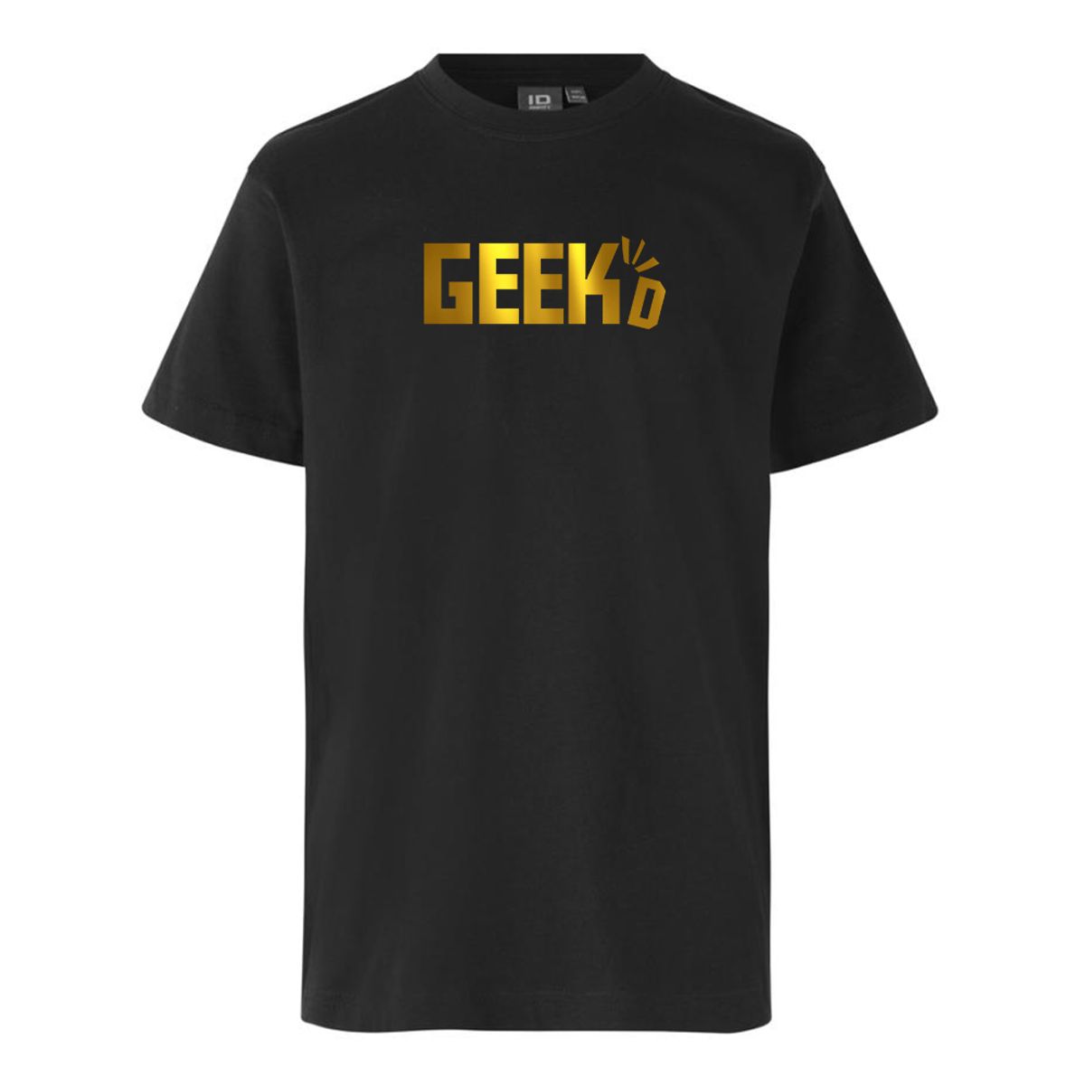 Geekd - Guld Logo Tee - Sort | XL