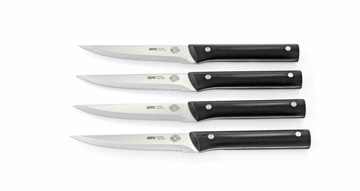 Gefu Steakknive Barbecue, BBQ, 4-stk pakke