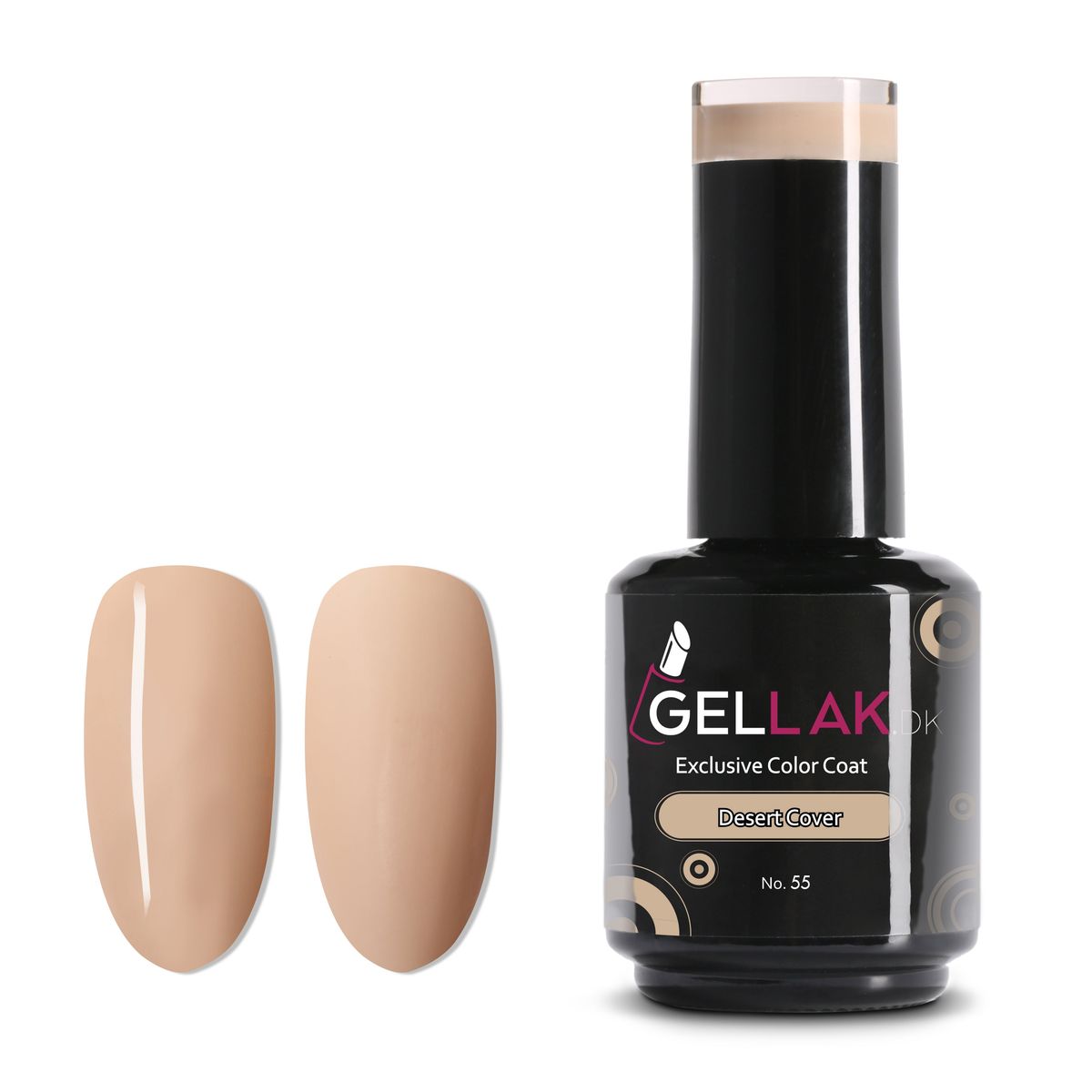 Gel Neglelak Beige | 15 ml | Desert Cover No. 55 | Gellak.dk