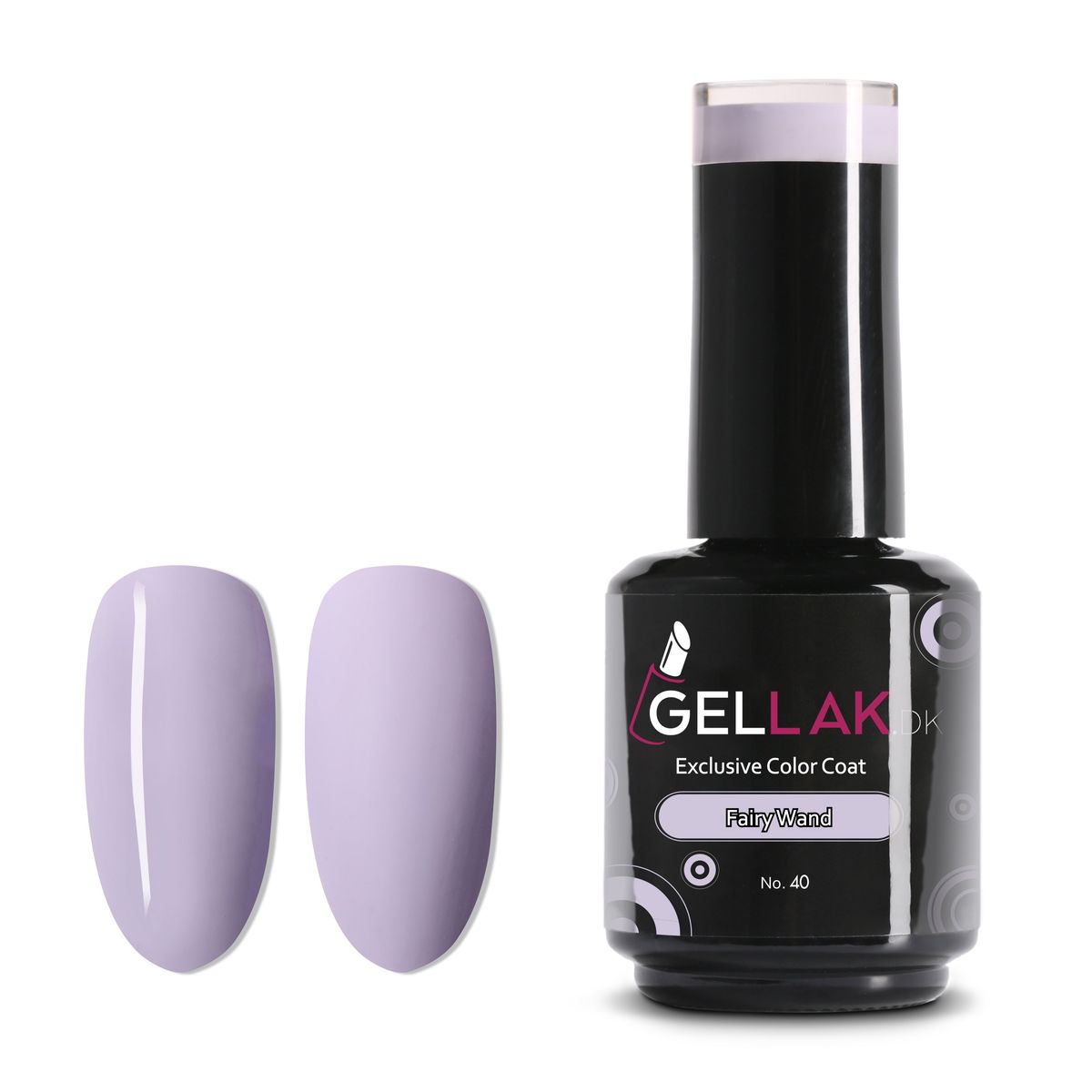 Gel Neglelak Lilla | 15 ml | Fairy Wand No. 40 | Gellak.dk